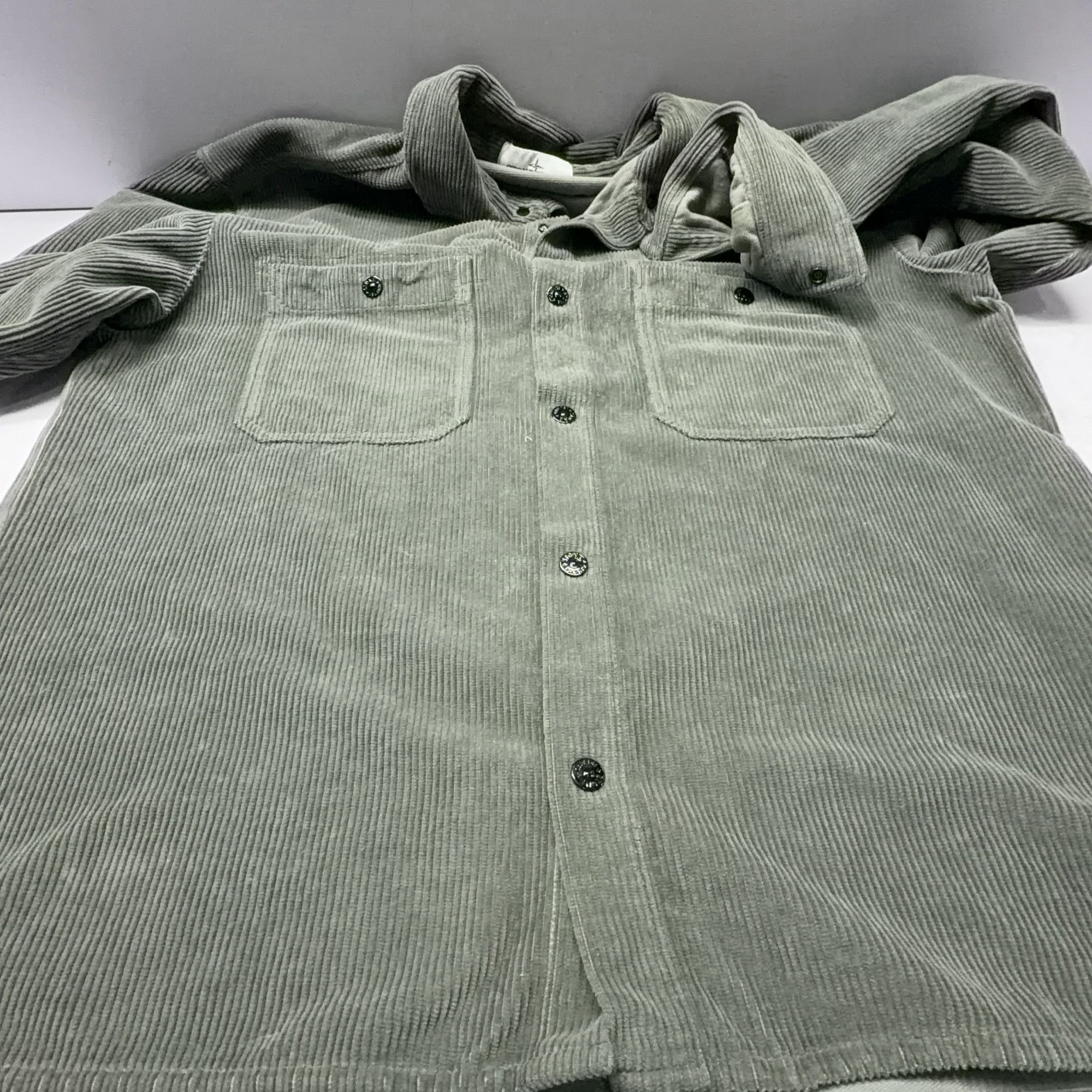 Stone Island Stone Island Corduroy Button Up Shirt XL Size US XL / EU 56 / 4 - 12 Thumbnail