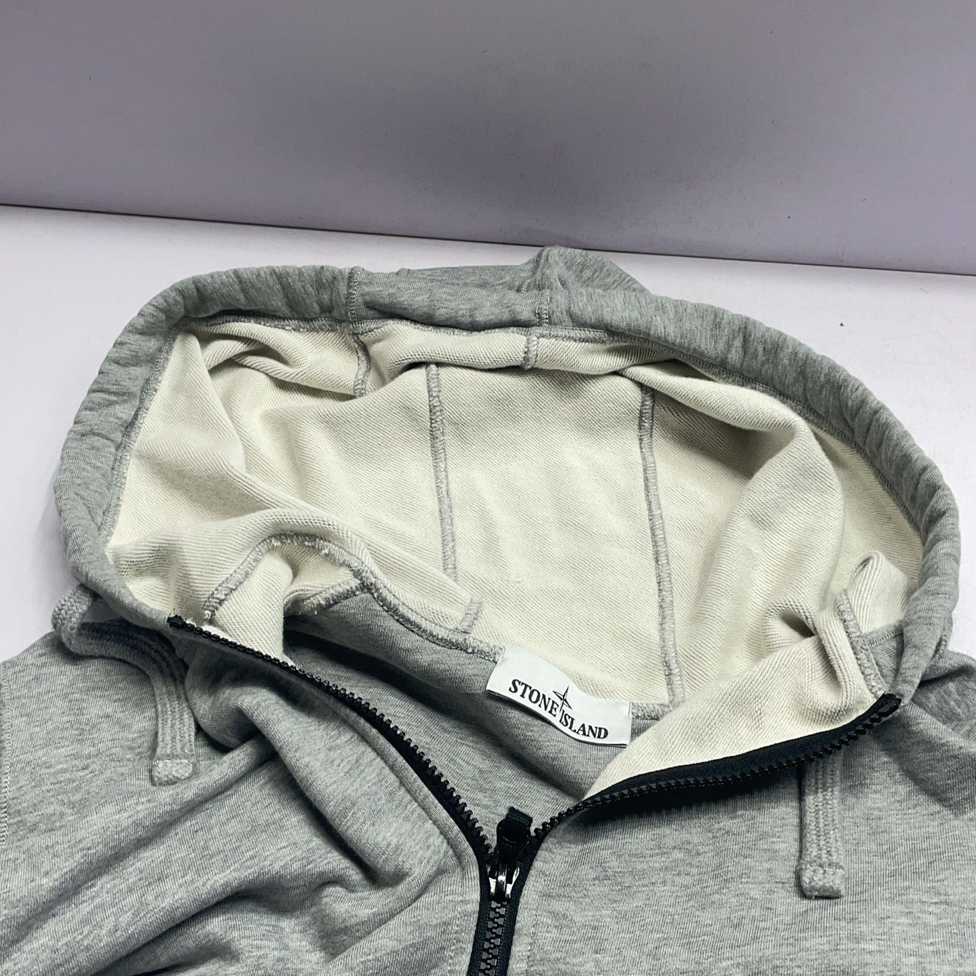 Stone Island Stone Island Gray Zip Hoodie Size XL Size US XL / EU 56 / 4 - 7 Thumbnail