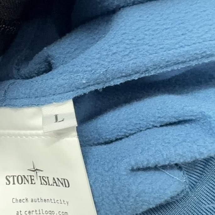Stone Island Stone Island Hooded Soft Shell Jacket Blue Size L Size US L / EU 52-54 / 3 - 11 Thumbnail