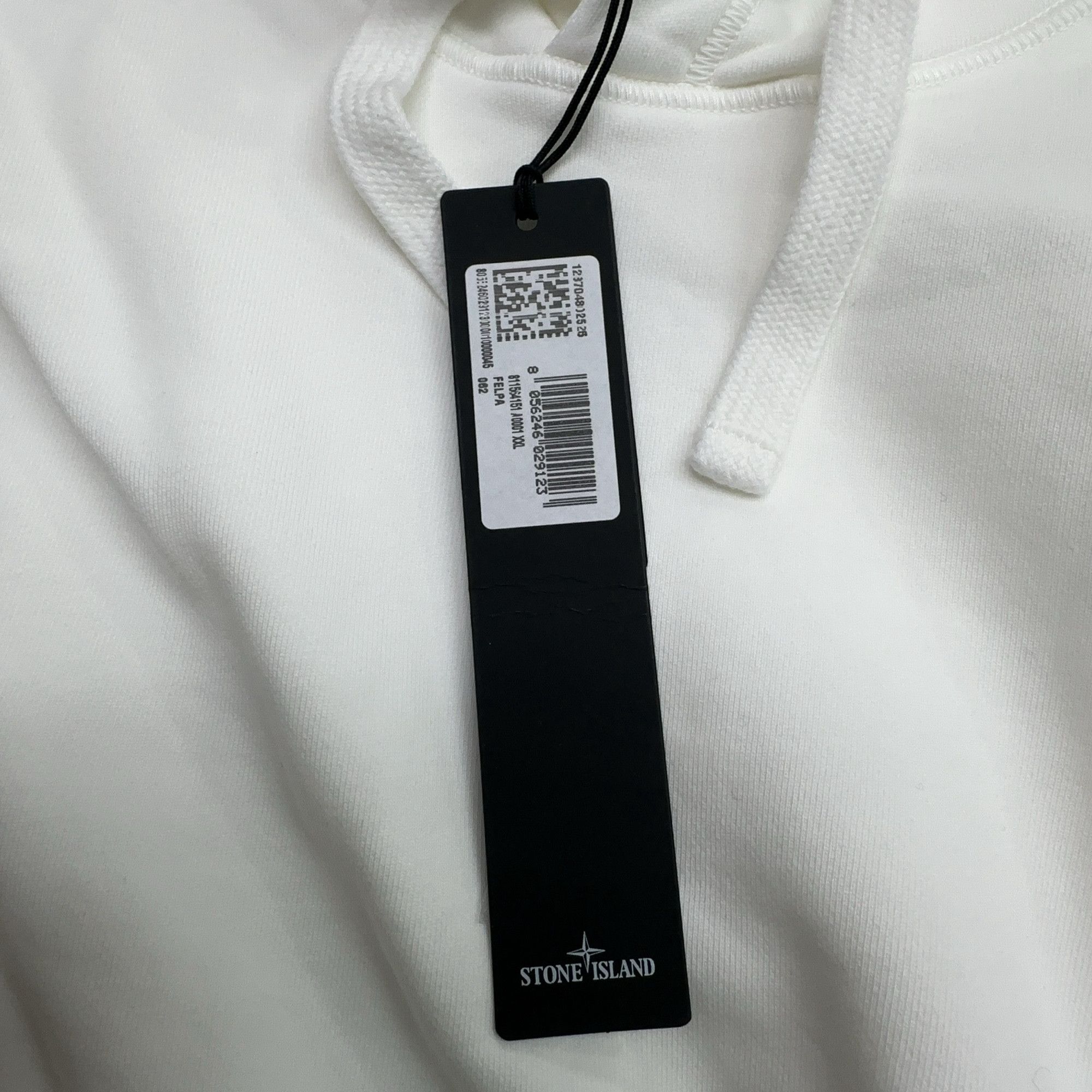 Stone Island STONE ISLAND Logo Hoodie White XXL Size US XXL / EU 58 / 5 - 8 Thumbnail