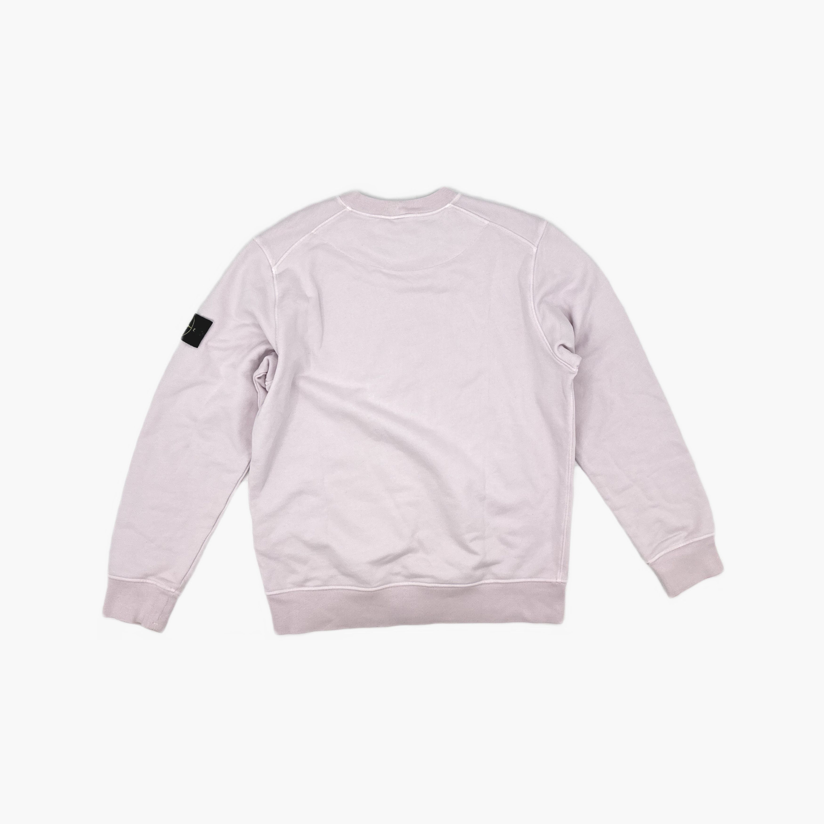 Stone Island Stone Island Pink Badge Crewneck Sweatshirt Size M Size US M / EU 48-50 / 2 - 2 Thumbnail