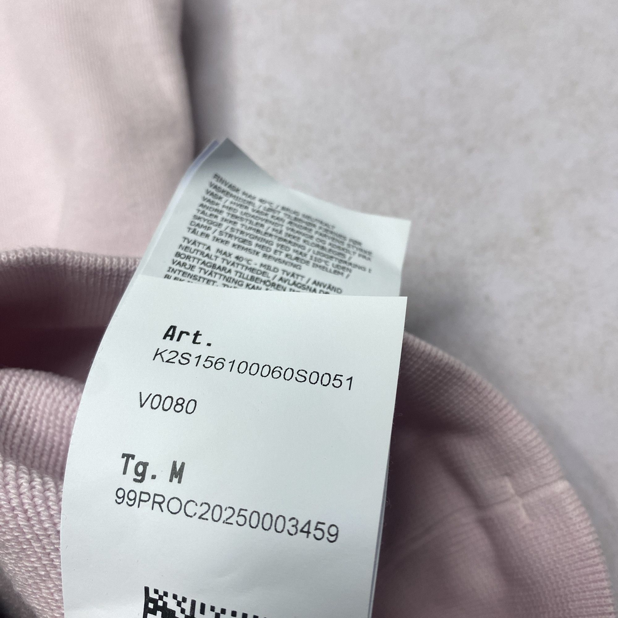 Stone Island Stone Island Pink Badge Crewneck Sweatshirt Size M Size US M / EU 48-50 / 2 - 5 Thumbnail