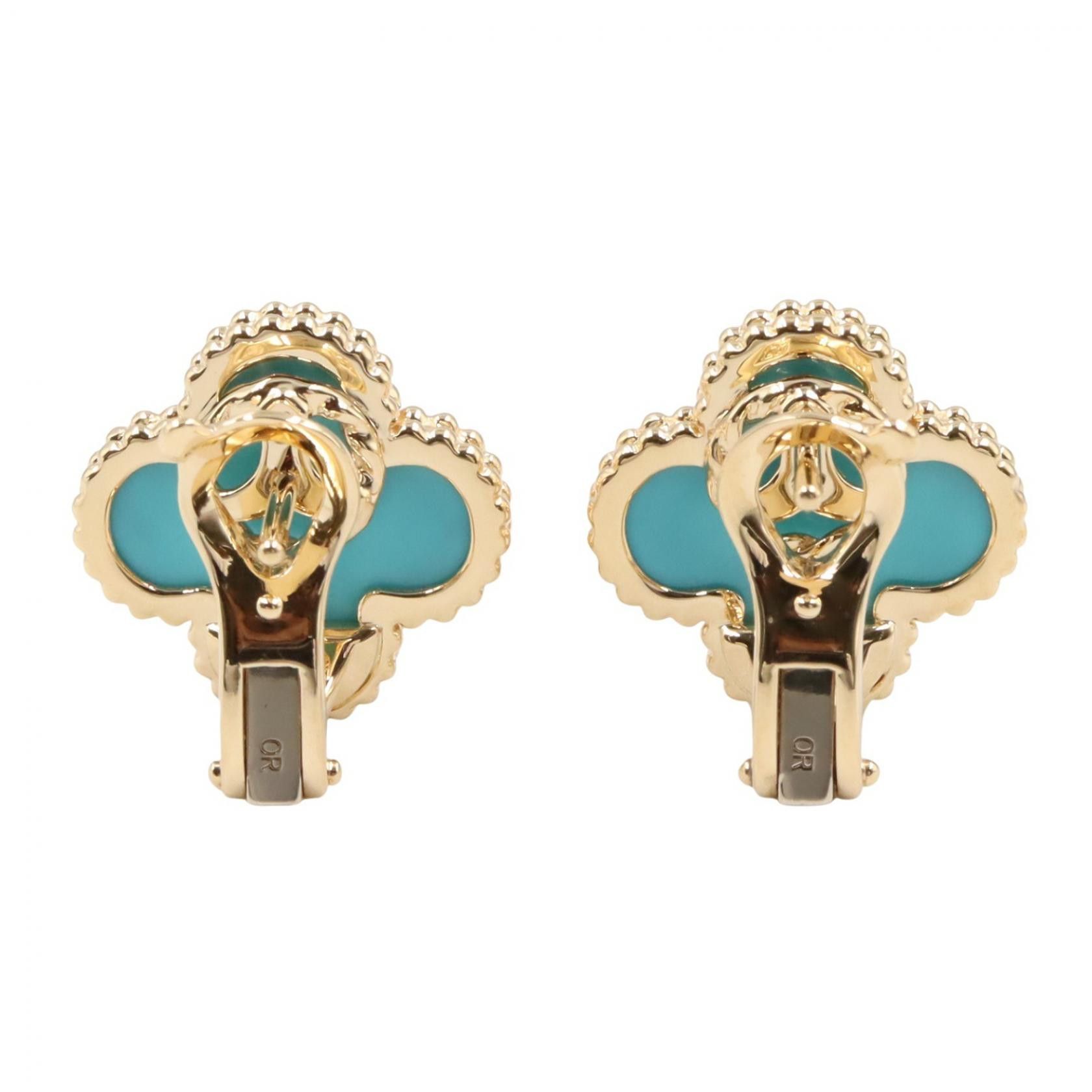Van Cleef & Arpels Van Cleef & Arpels Van Cleef & Arpels Vintage Alhambra Au750 Earrings Precious Metal Earrings DUTY FREE for USA Size ONE SIZE - 2 Thumbnail
