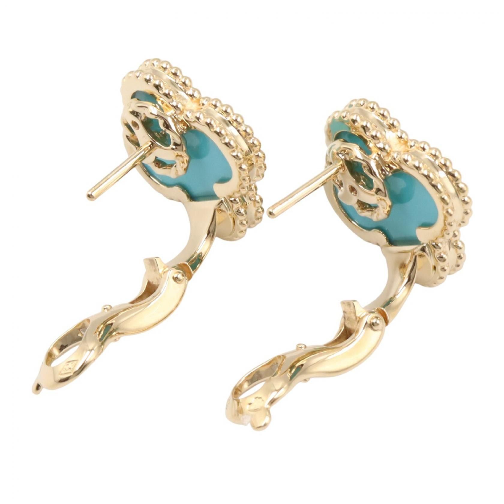 Van Cleef & Arpels Van Cleef & Arpels Van Cleef & Arpels Vintage Alhambra Au750 Earrings Precious Metal Earrings DUTY FREE for USA Size ONE SIZE - 3 Thumbnail