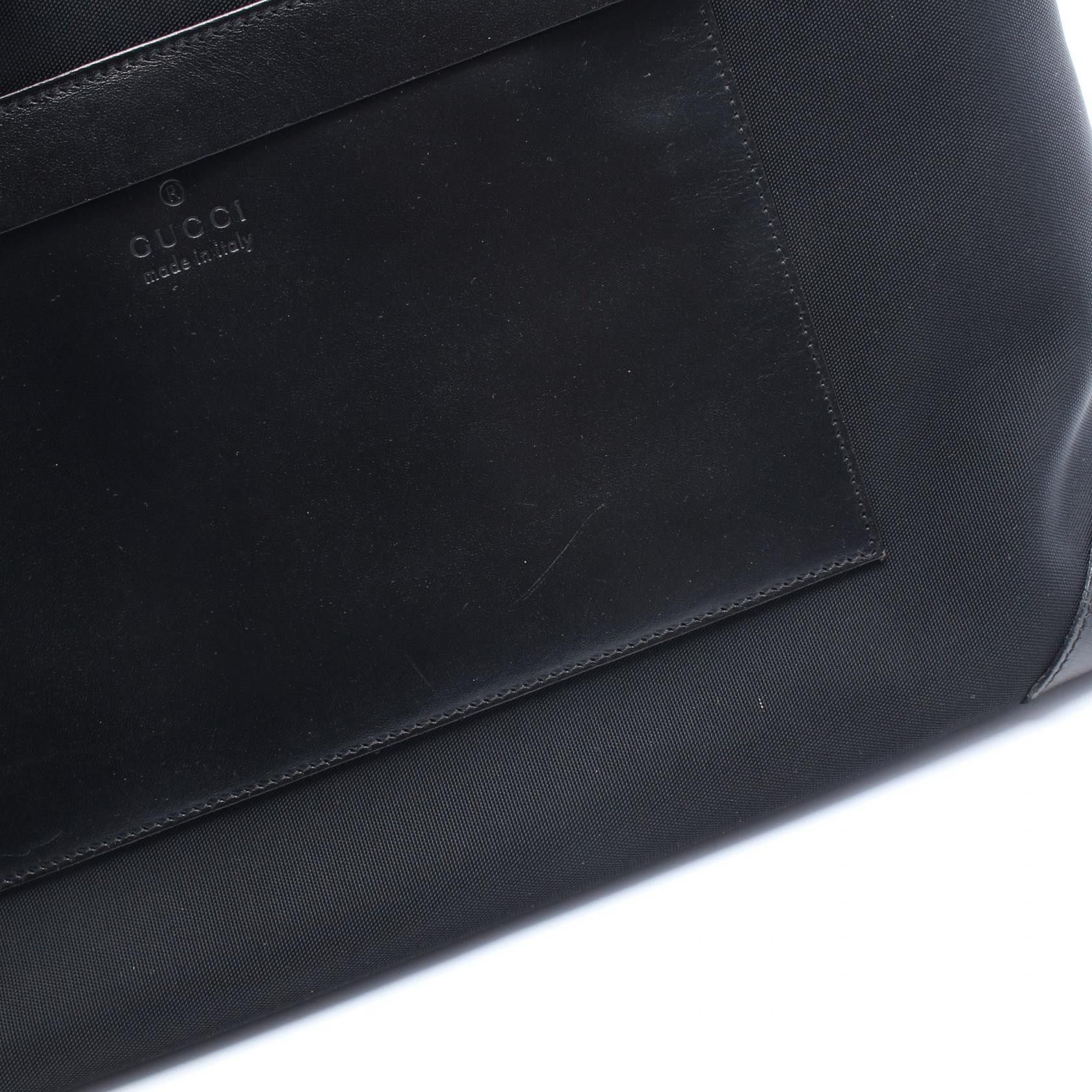 Gucci Gucci Gucci Canvas Leather Tote Bag Leather Tote Bag 0190426 DUTY FREE for USA Size ONE SIZE - 7 Thumbnail