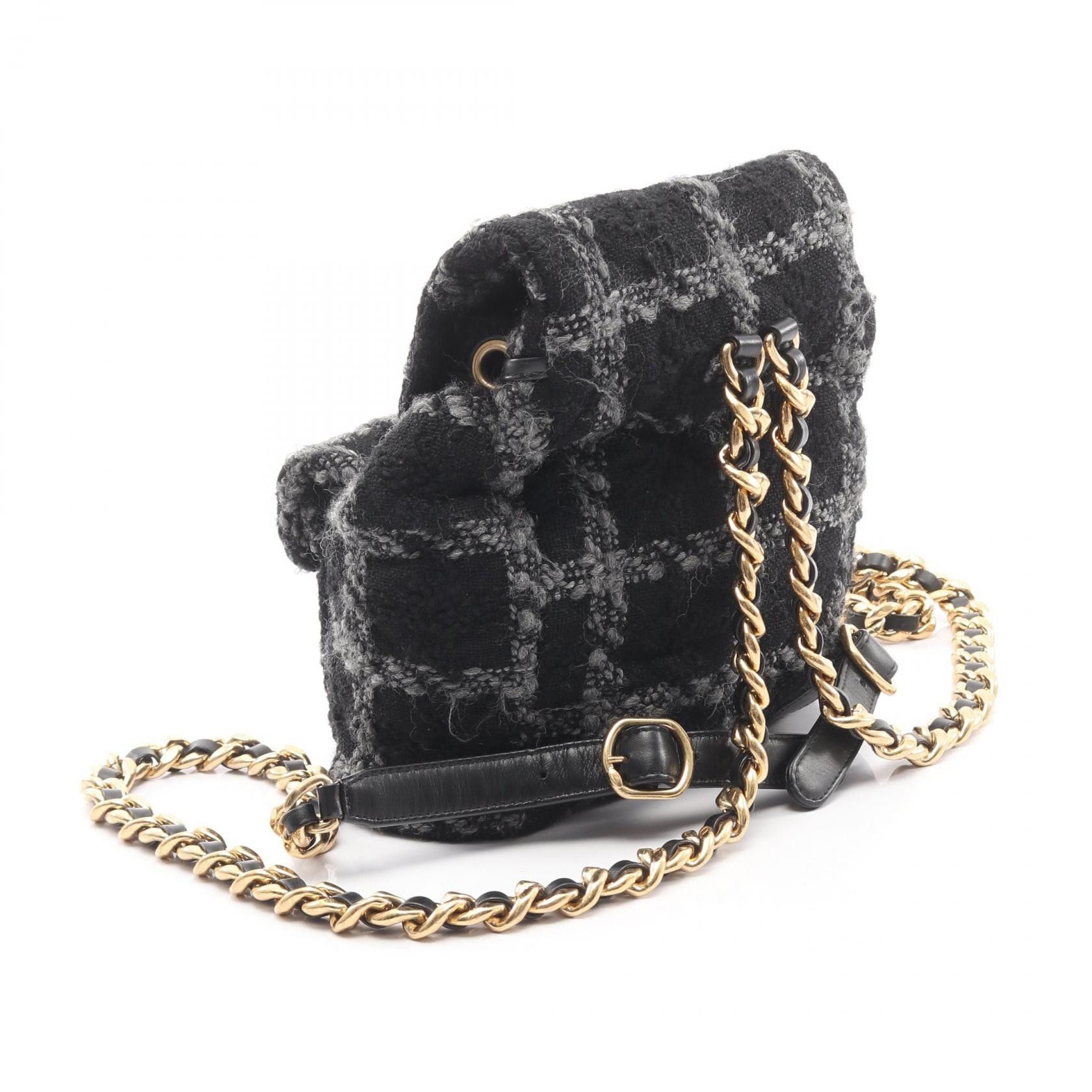 Chanel Chanel Chanel Coco Mark Wool Backpack Textile Backpack AS3615 DUTY FREE for USA Size ONE SIZE - 2 Thumbnail