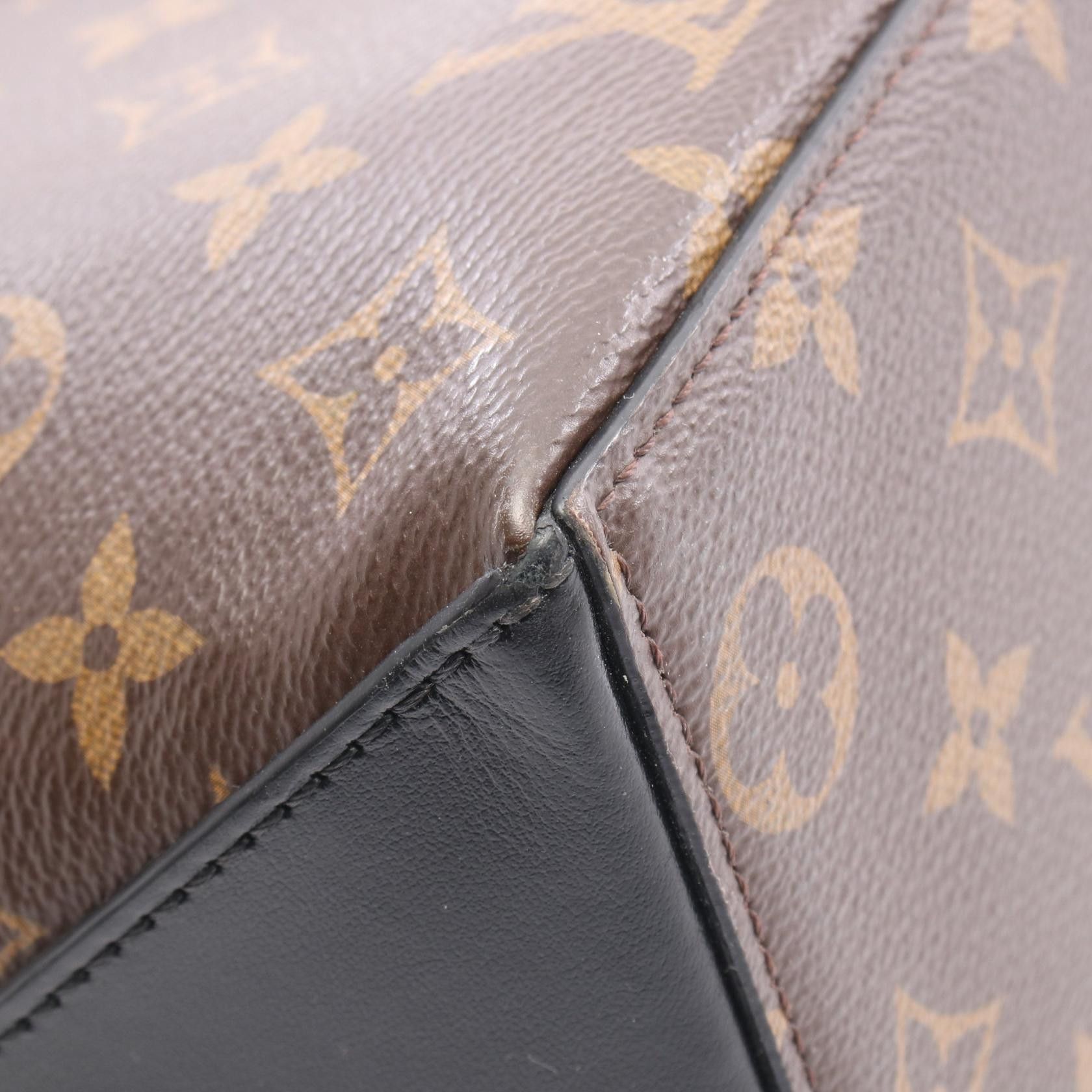 Louis Vuitton Louis Vuitton Louis Vuitton Weekend Tote PM Monogram Macassar Coated Canvas Tote Bag Textile Tote Bag M45734 DUTY FREE for USA Size ONE SIZE - 9 Thumbnail