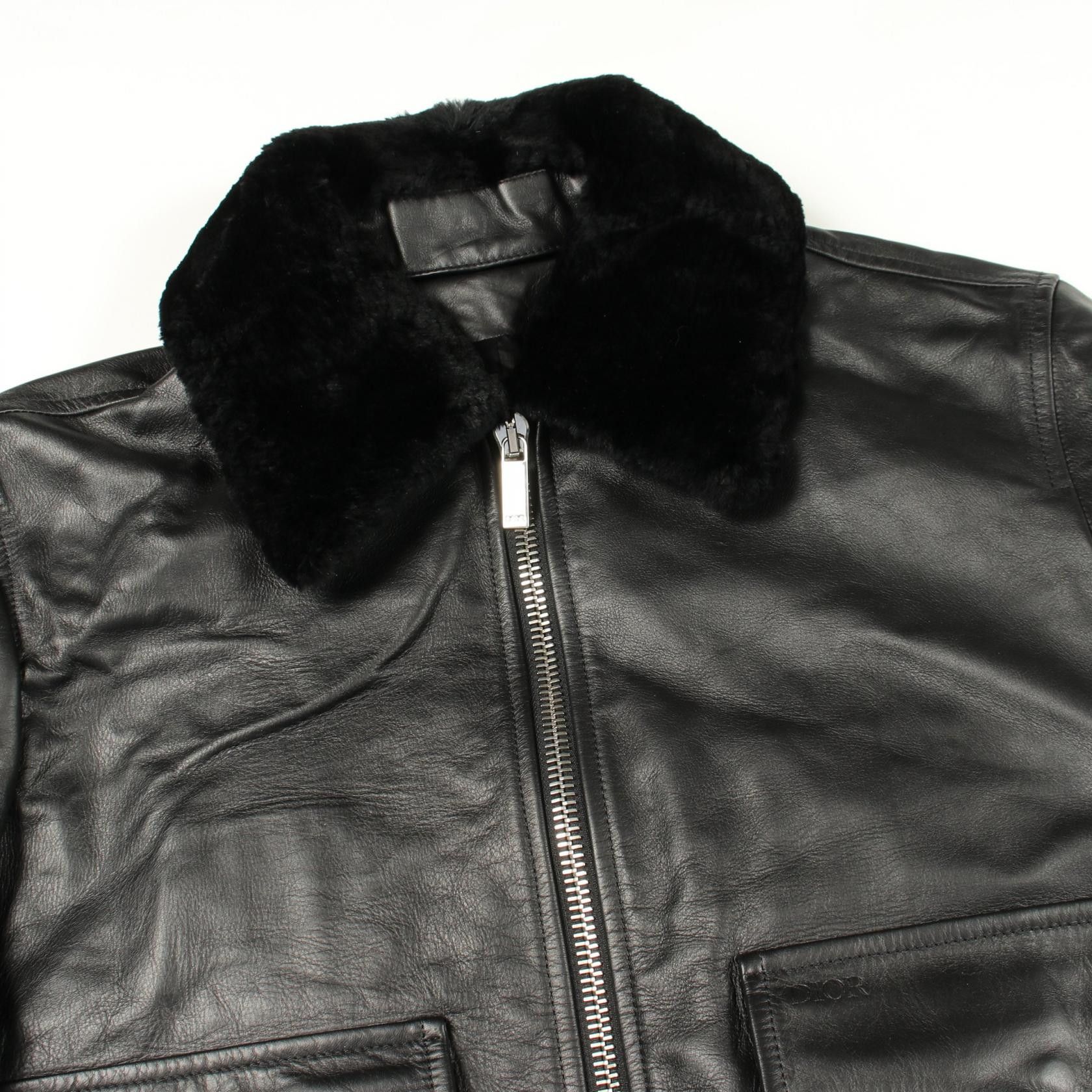 Dior Dior Dior Leather Jacket Outerwear Leather Outerwear 01TL408A0384 DUTY FREE for USA Size ONE SIZE - 7 Thumbnail