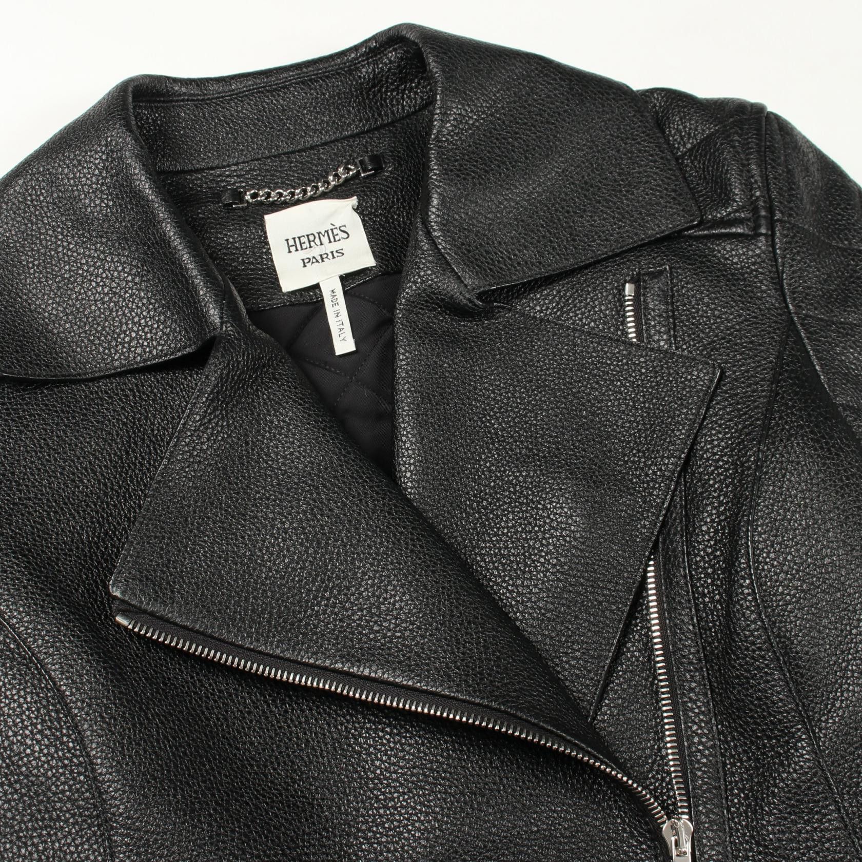 Hermes Hermes Hermes Deerskin Jacket Leather Outerwear DUTY FREE for USA Size ONE SIZE - 5 Thumbnail