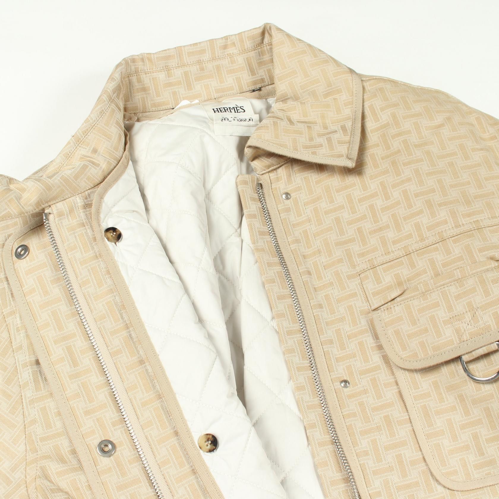 Hermes Hermes Hermes H Mosaïque Cotton Jacket Textile Outerwear DUTY FREE for USA Size ONE SIZE - 5 Thumbnail