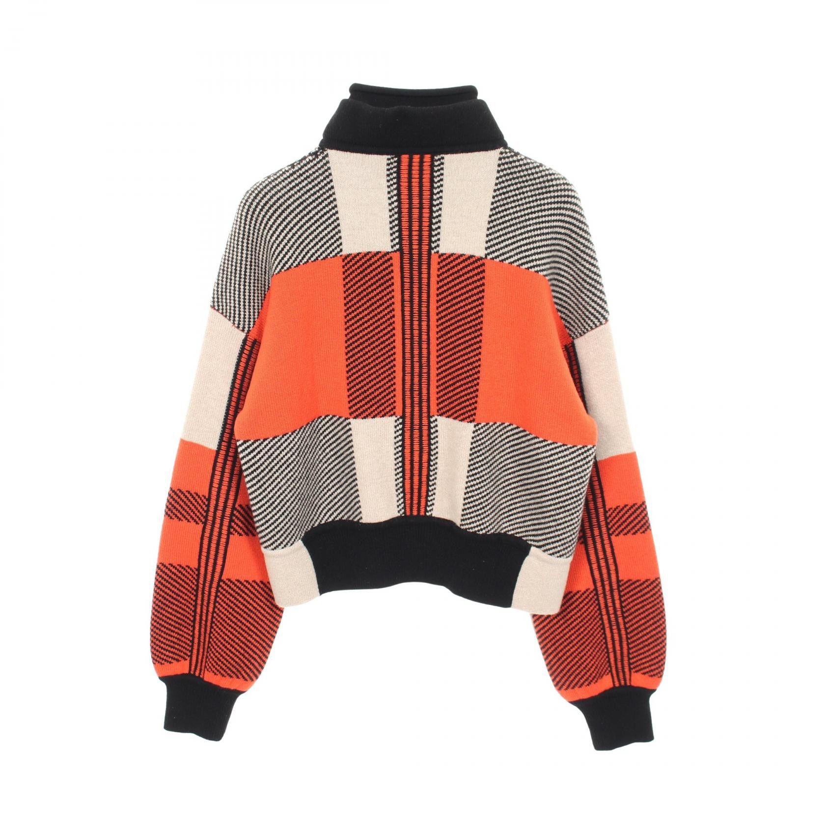 Hermes Hermes Hermes Check Cashmere Knitwear Textile Tops DUTY FREE for USA Size ONE SIZE - 2 Thumbnail