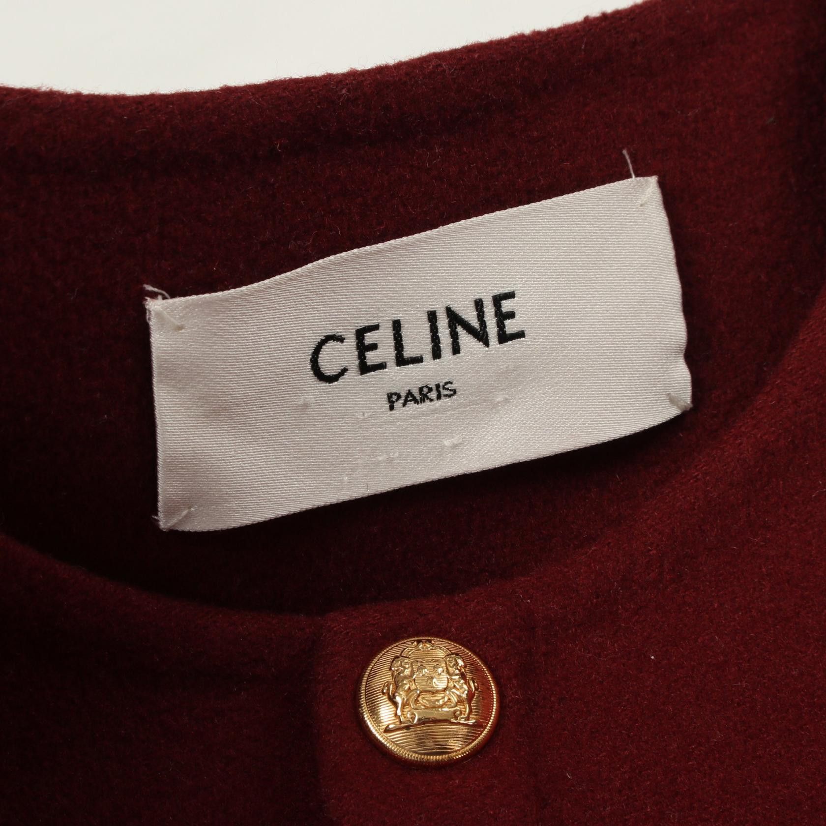 Celine Celine CELINE Cashmere Jacket Textile Outerwear 2V41E6700 DUTY FREE for USA Size ONE SIZE - 7 Thumbnail