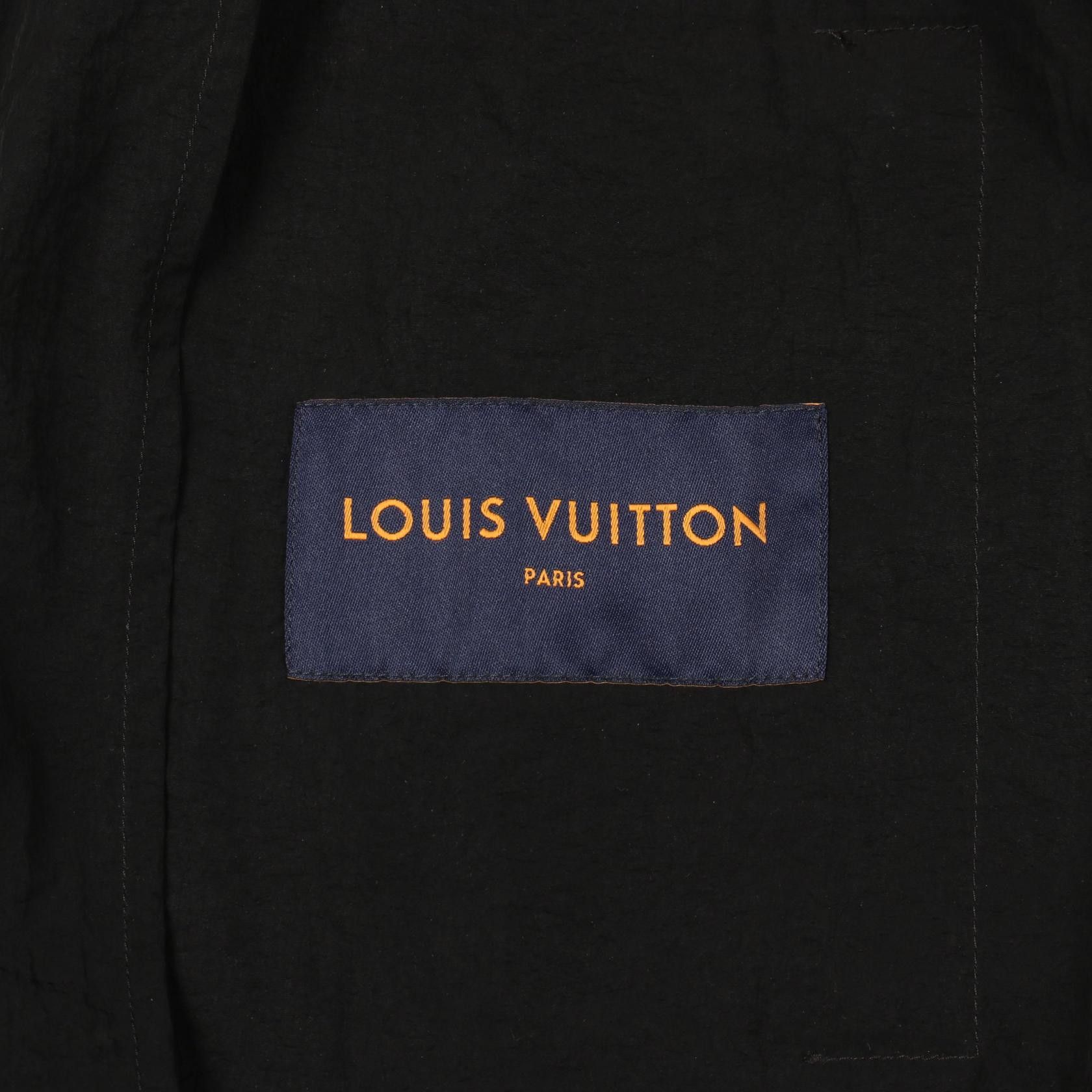 Louis Vuitton Louis Vuitton Louis Vuitton Patchwork Logo Nylon Jacket Textile Outerwear RM222P0GHNB71W DUTY FREE for USA Size ONE SIZE - 3 Thumbnail