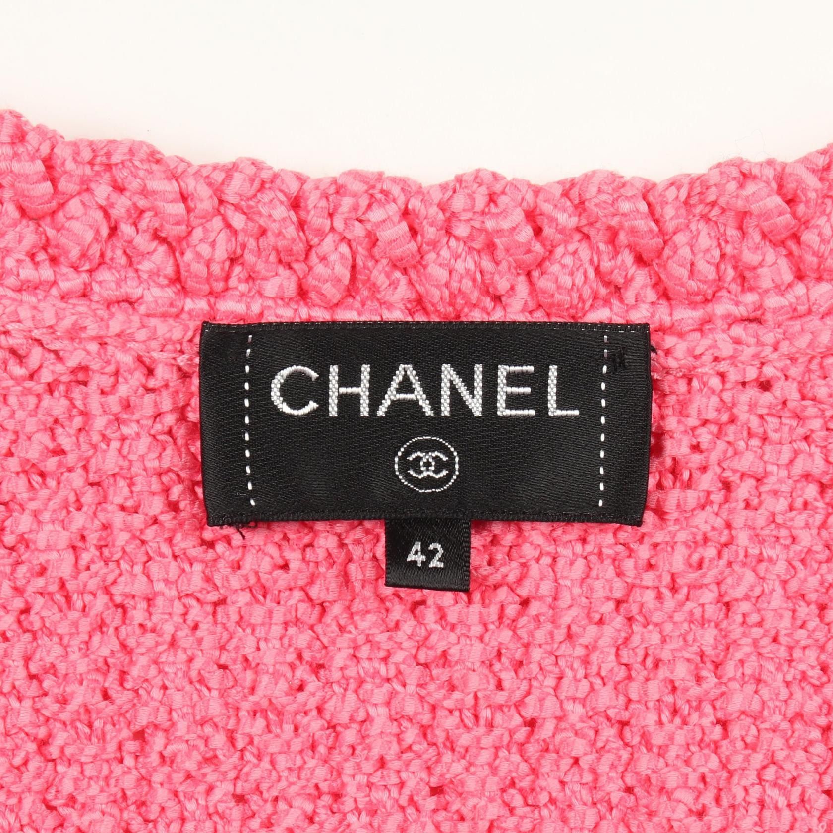 Chanel Chanel Chanel Coco Mark Cotton Vest Textile Tops P72795K10459 DUTY FREE for USA Size ONE SIZE - 3 Thumbnail
