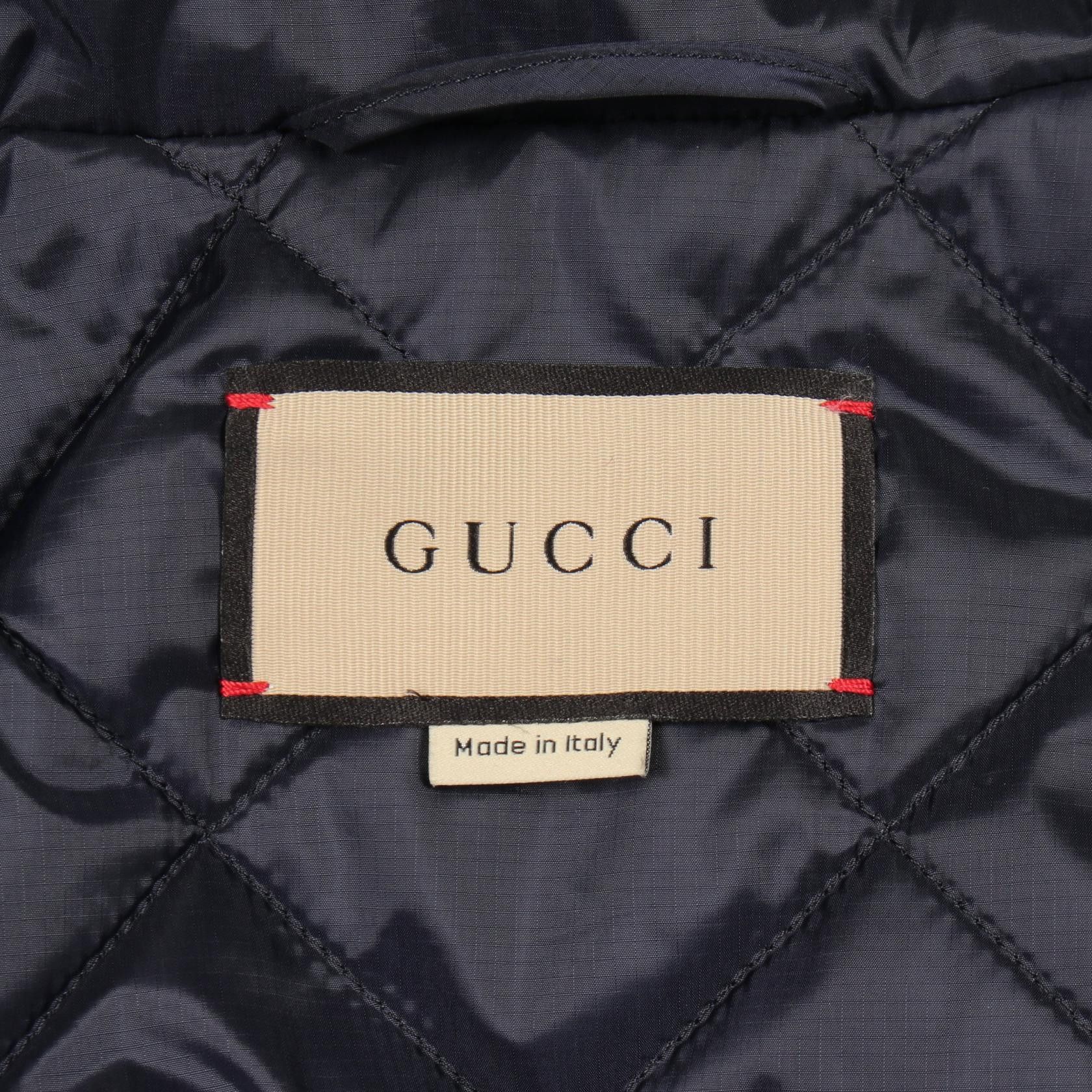 Gucci Gucci Gucci Interlocking G Nylon Jacket Textile Outerwear DUTY FREE for USA Size ONE SIZE - 3 Thumbnail