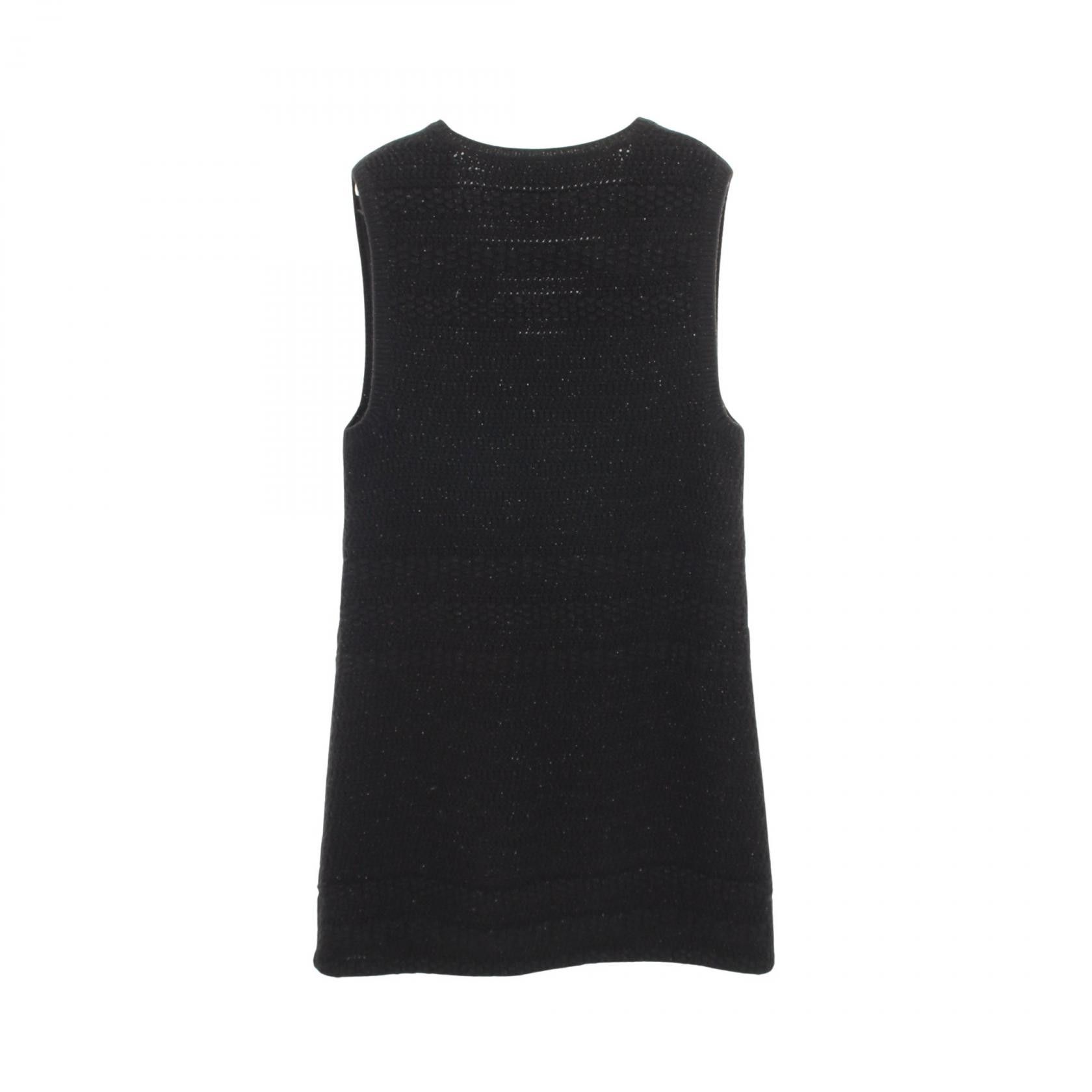 Chanel Chanel CHANEL Coco Mark Wool Dress Textile Dresses P71387K10212 DUTY FREE for USA Size ONE SIZE - 2 Thumbnail