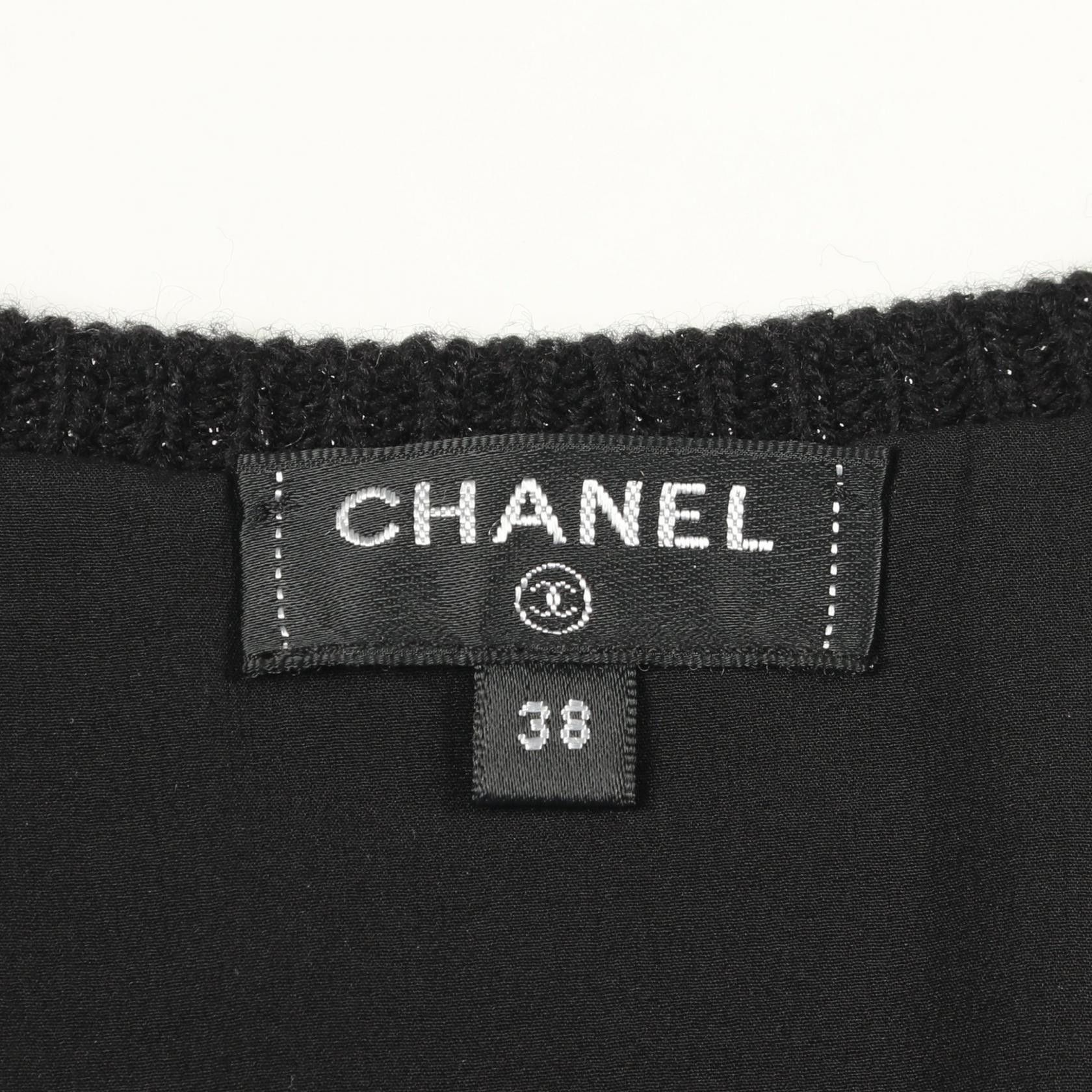 Chanel Chanel CHANEL Coco Mark Wool Dress Textile Dresses P71387K10212 DUTY FREE for USA Size ONE SIZE - 3 Thumbnail