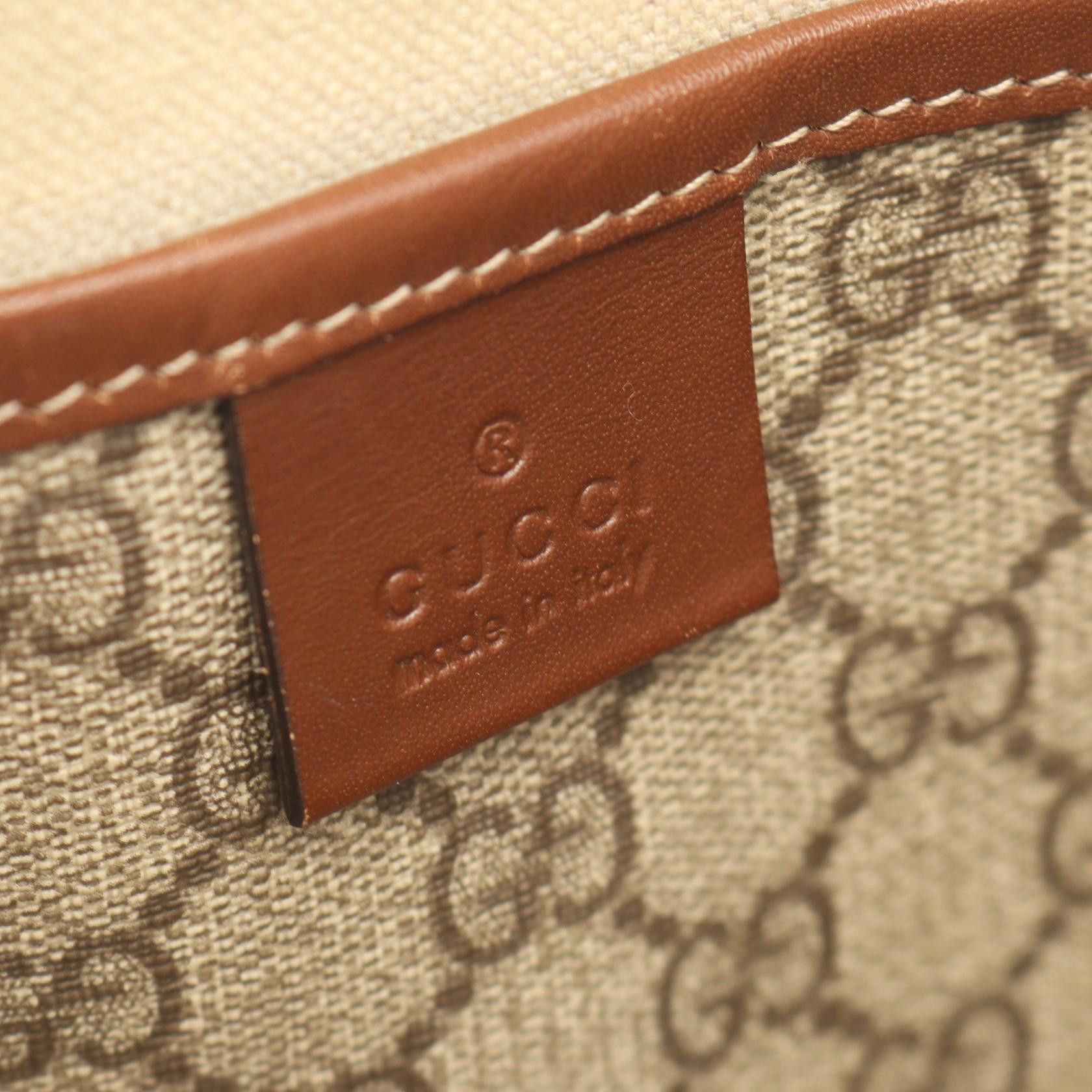 Gucci Gucci Gucci GG Supreme PVC Coated Canvas Leather Shoulder Bag Plastic / Synthetic Shoulder Bag 246412 DUTY FREE for USA Size ONE SIZE - 4 Thumbnail