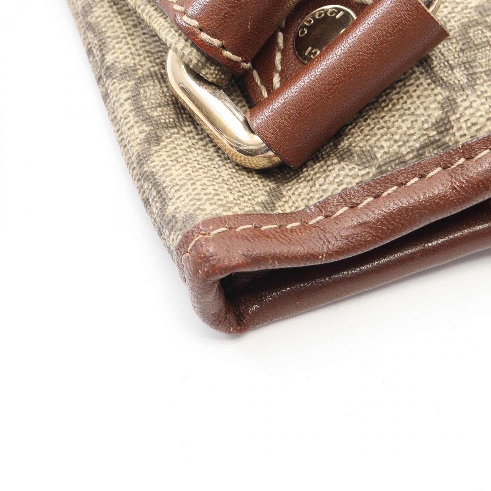 Gucci Gucci Gucci GG Supreme PVC Coated Canvas Leather Shoulder Bag Plastic / Synthetic Shoulder Bag 246412 DUTY FREE for USA Size ONE SIZE - 6 Thumbnail