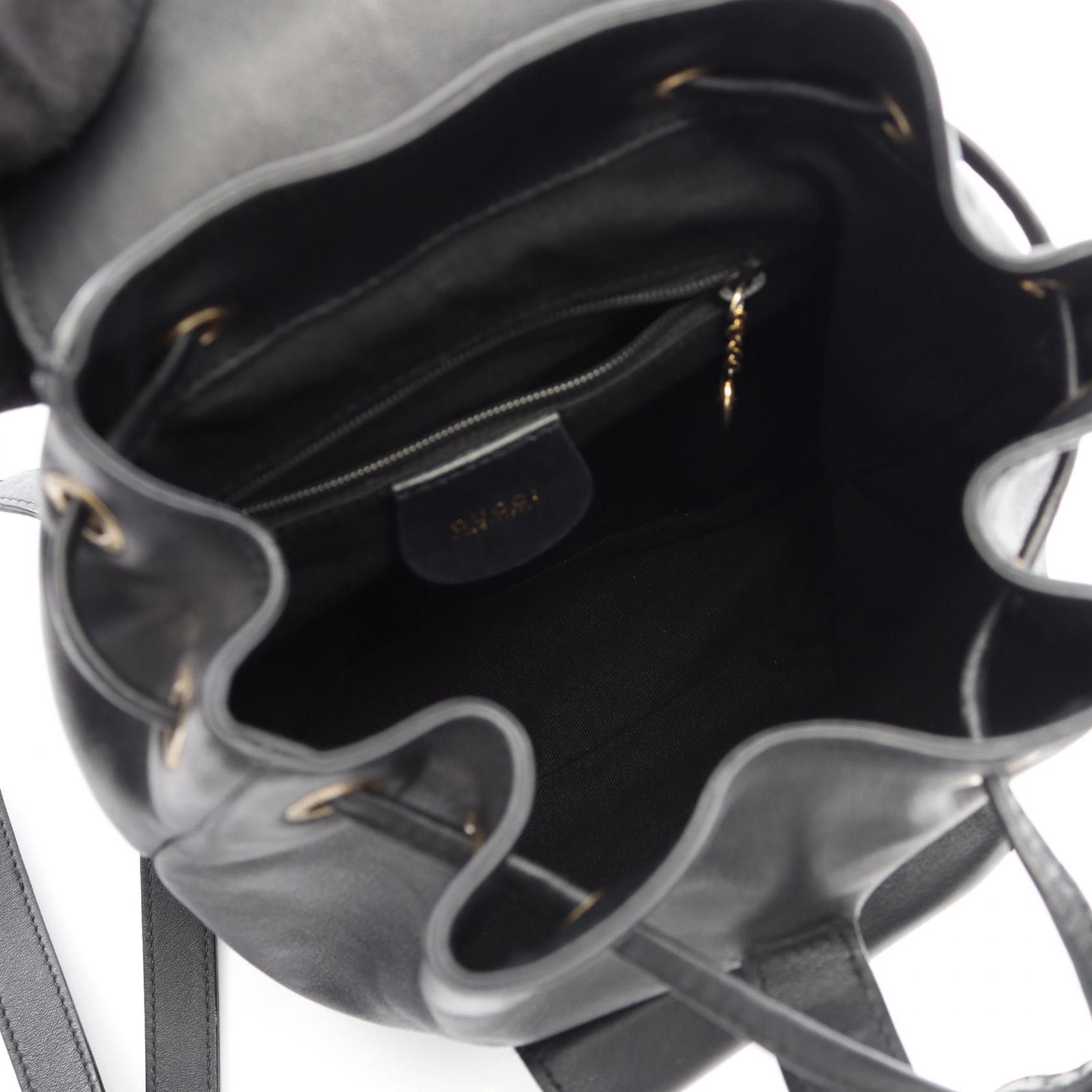Gucci Gucci Gucci Bamboo Leather Backpack Leather Backpack DUTY FREE for USA Size ONE SIZE - 3 Thumbnail