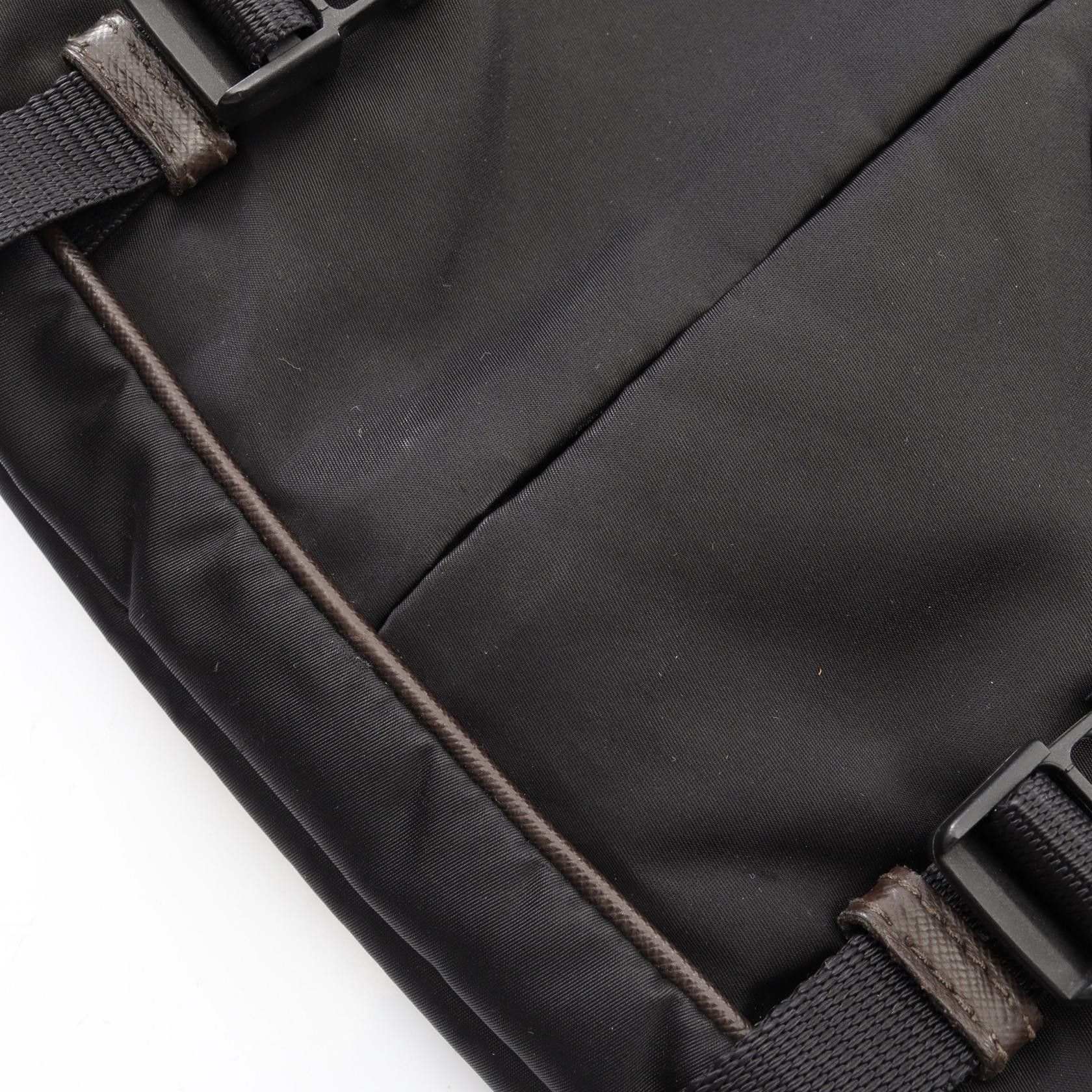 Prada Prada PRADA Canvas Leather Shoulder Bag Leather Shoulder Bag DUTY FREE for USA Size ONE SIZE - 7 Thumbnail