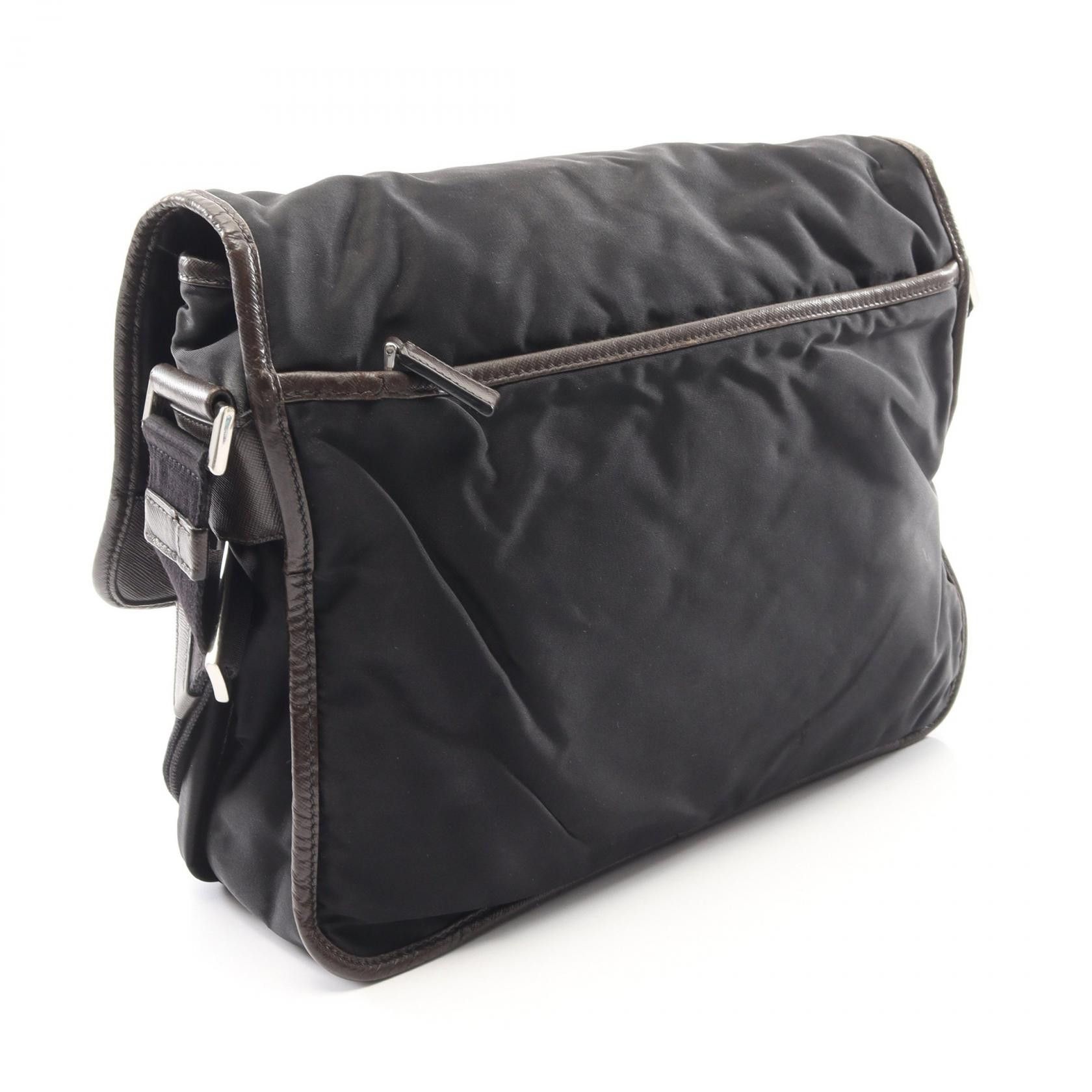 Prada Prada PRADA Canvas Leather Shoulder Bag Leather Shoulder Bag DUTY FREE for USA Size ONE SIZE - 2 Thumbnail