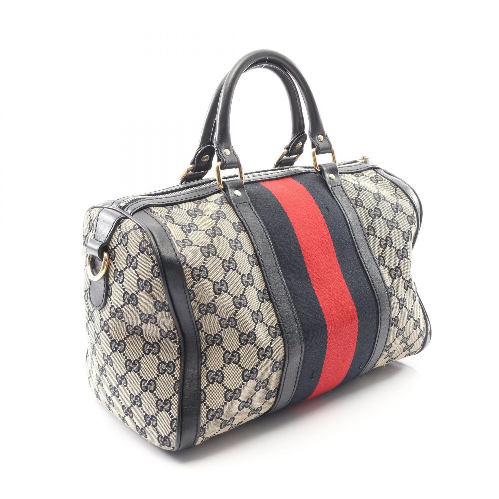 Gucci Gucci Gucci GG Canvas 2way Handbag Leather Handbag 247205 DUTY FREE for USA Size ONE SIZE - 2 Thumbnail