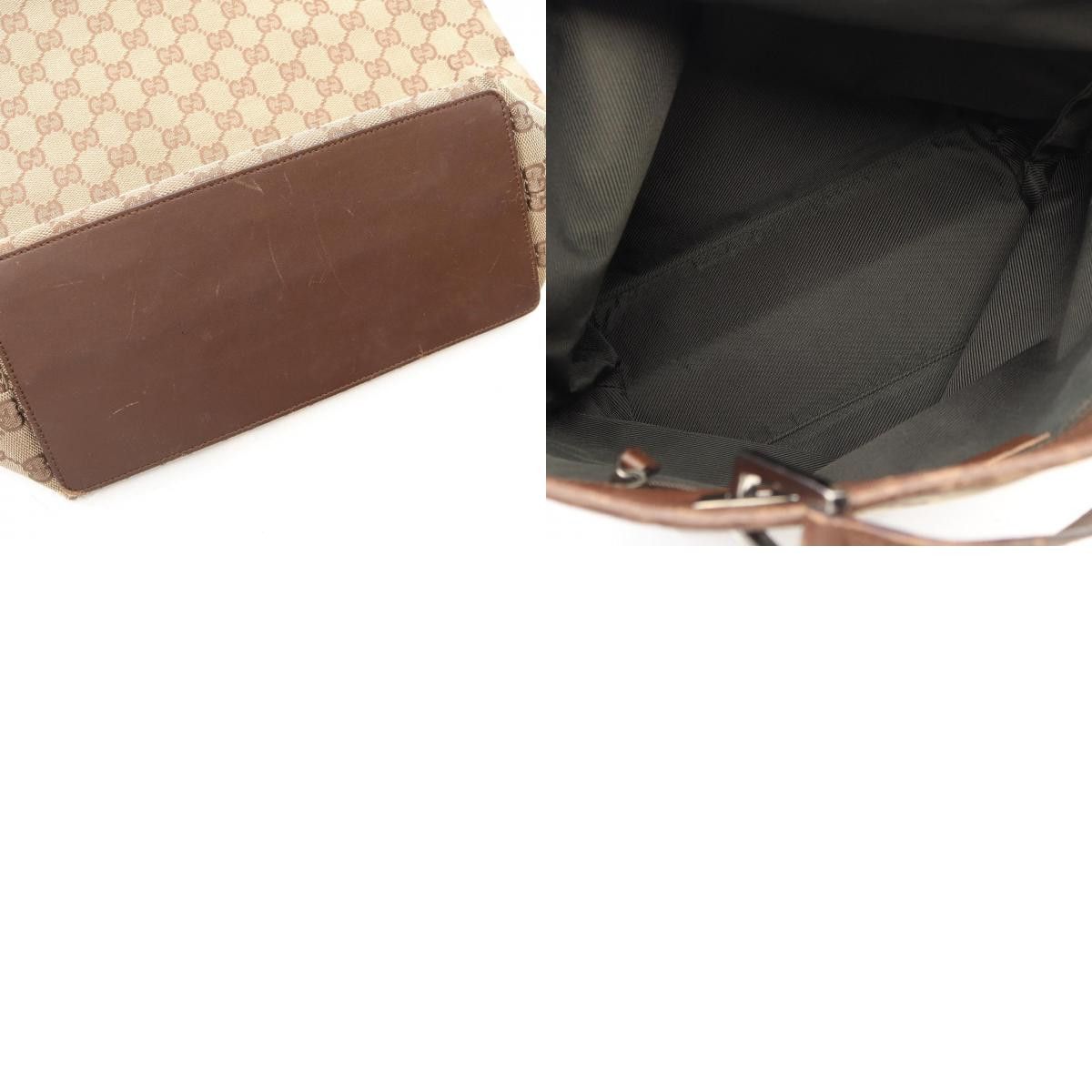 Gucci Gucci Gucci GG Canvas Tote Bag Textile Tote Bag 31243 DUTY FREE for USA Size ONE SIZE - 10 Thumbnail