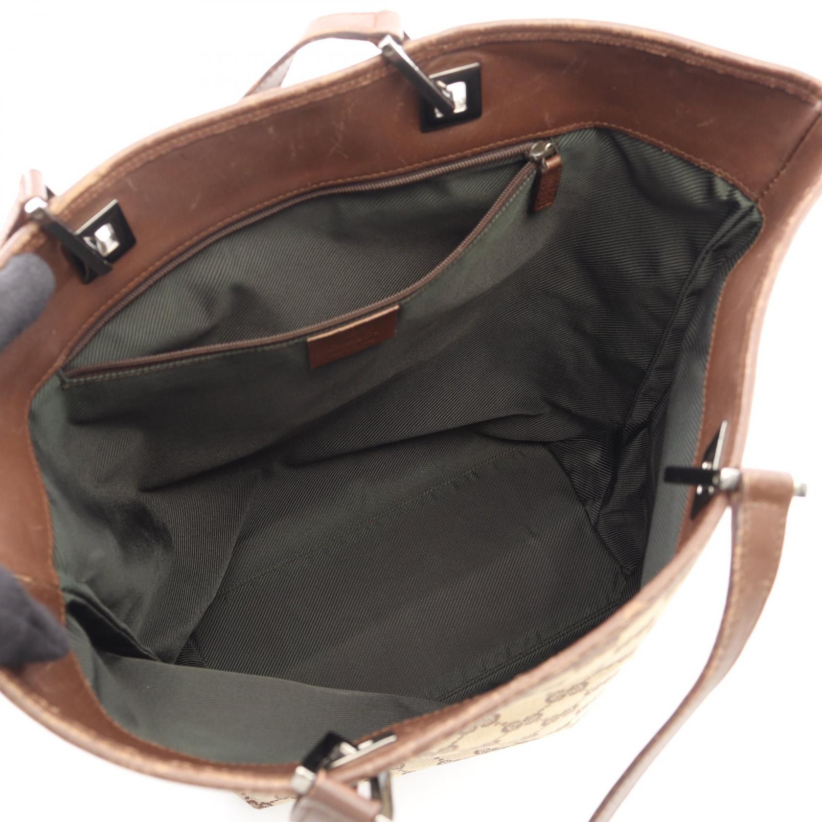 Gucci Gucci Gucci GG Canvas Tote Bag Textile Tote Bag 31243 DUTY FREE for USA Size ONE SIZE - 3 Thumbnail