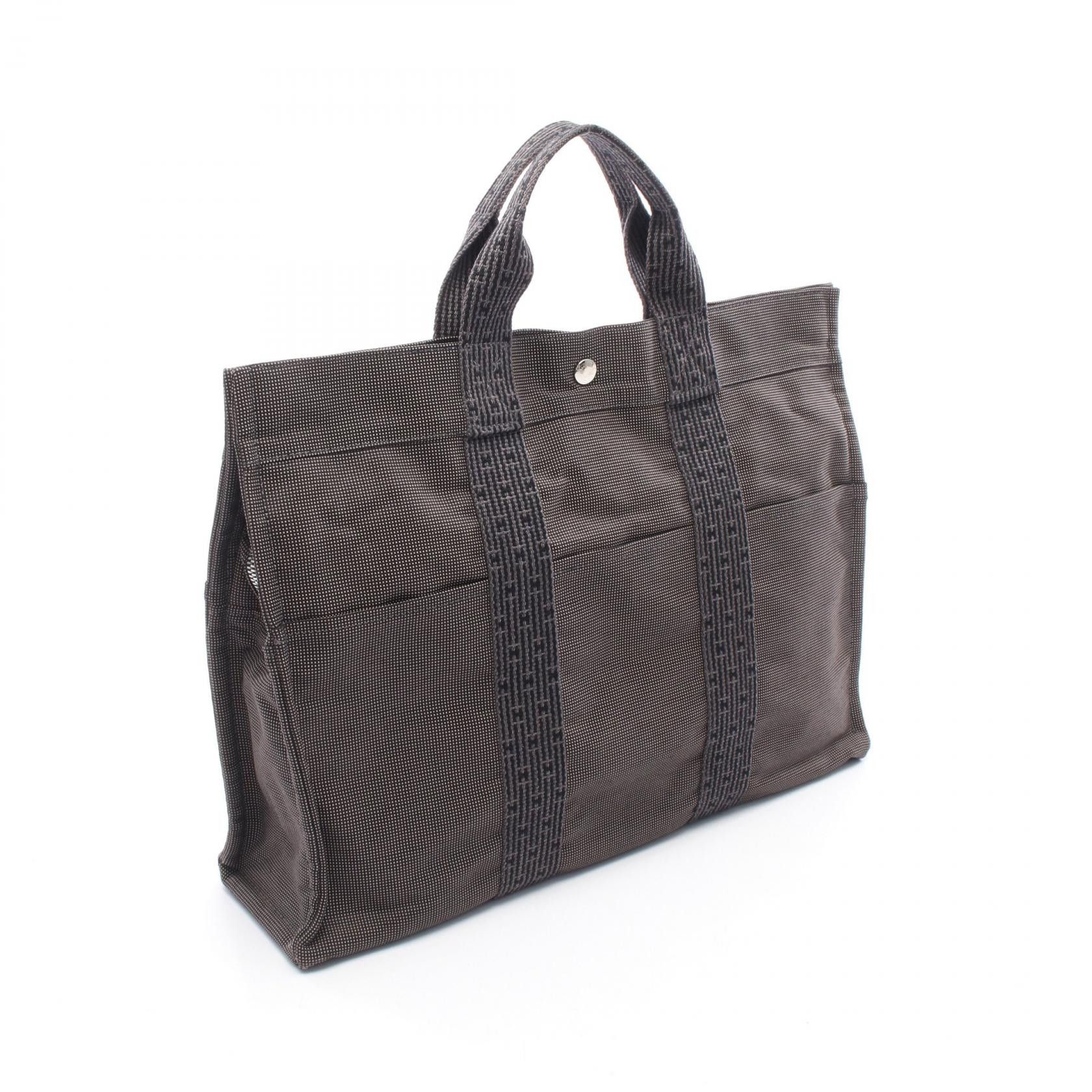 Hermes Hermes Hermes Herline MM Canvas Tote Bag Textile Tote Bag DUTY FREE for USA Size ONE SIZE - 2 Thumbnail
