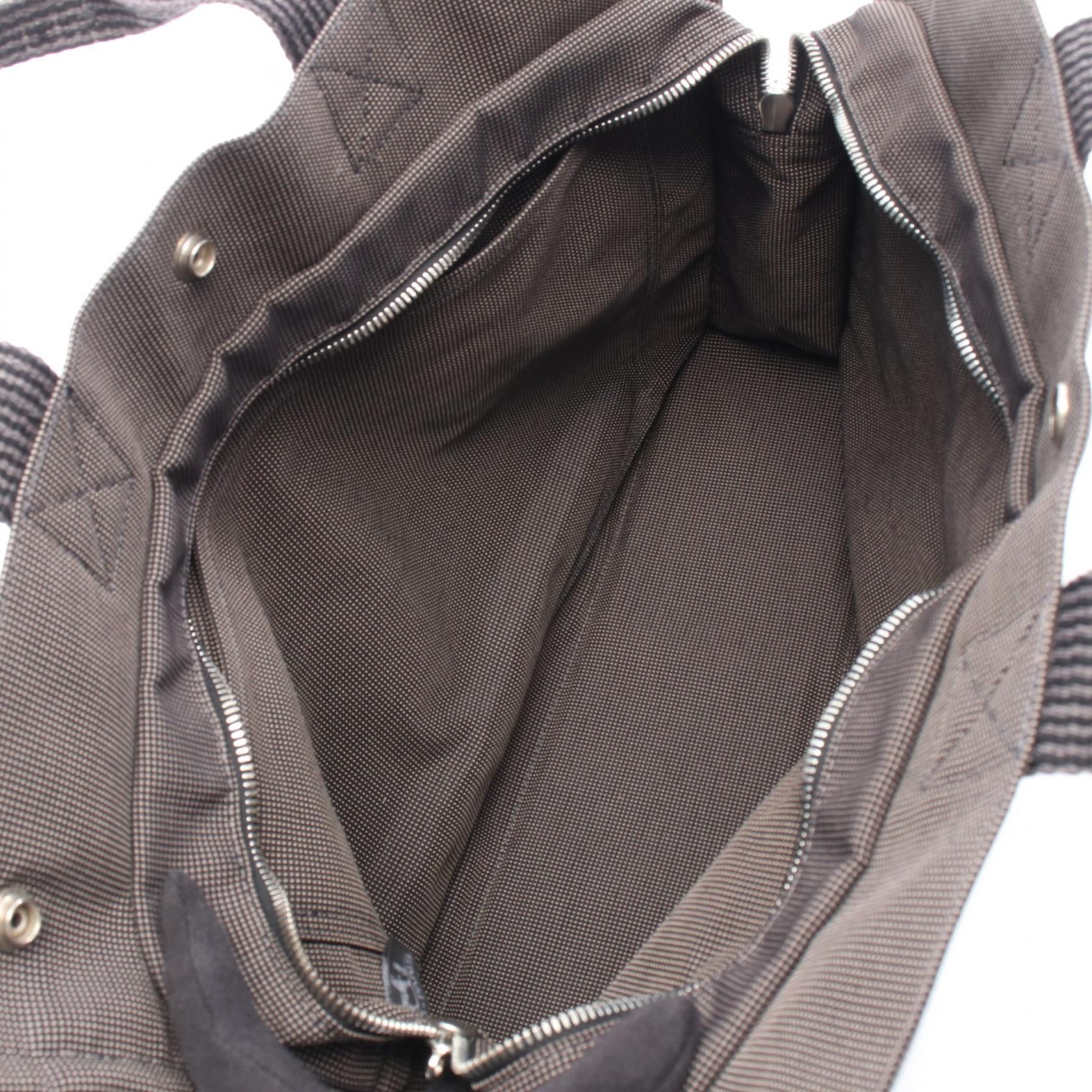 Hermes Hermes Hermes Herline MM Canvas Tote Bag Textile Tote Bag DUTY FREE for USA Size ONE SIZE - 3 Thumbnail