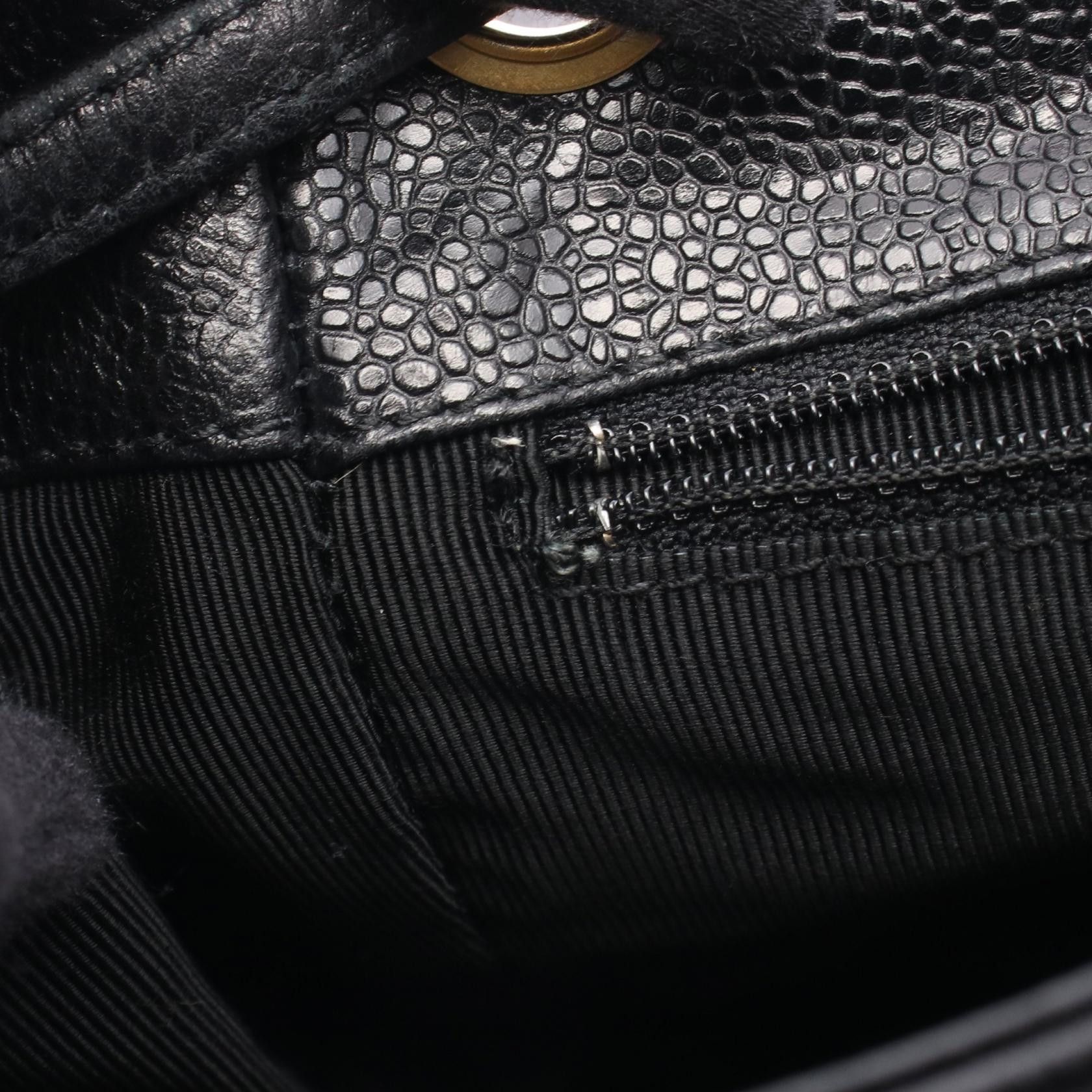 Chanel Chanel Chanel Triple Coco Mark Calf Backpack Leather Backpack DUTY FREE for USA Size ONE SIZE - 6 Thumbnail
