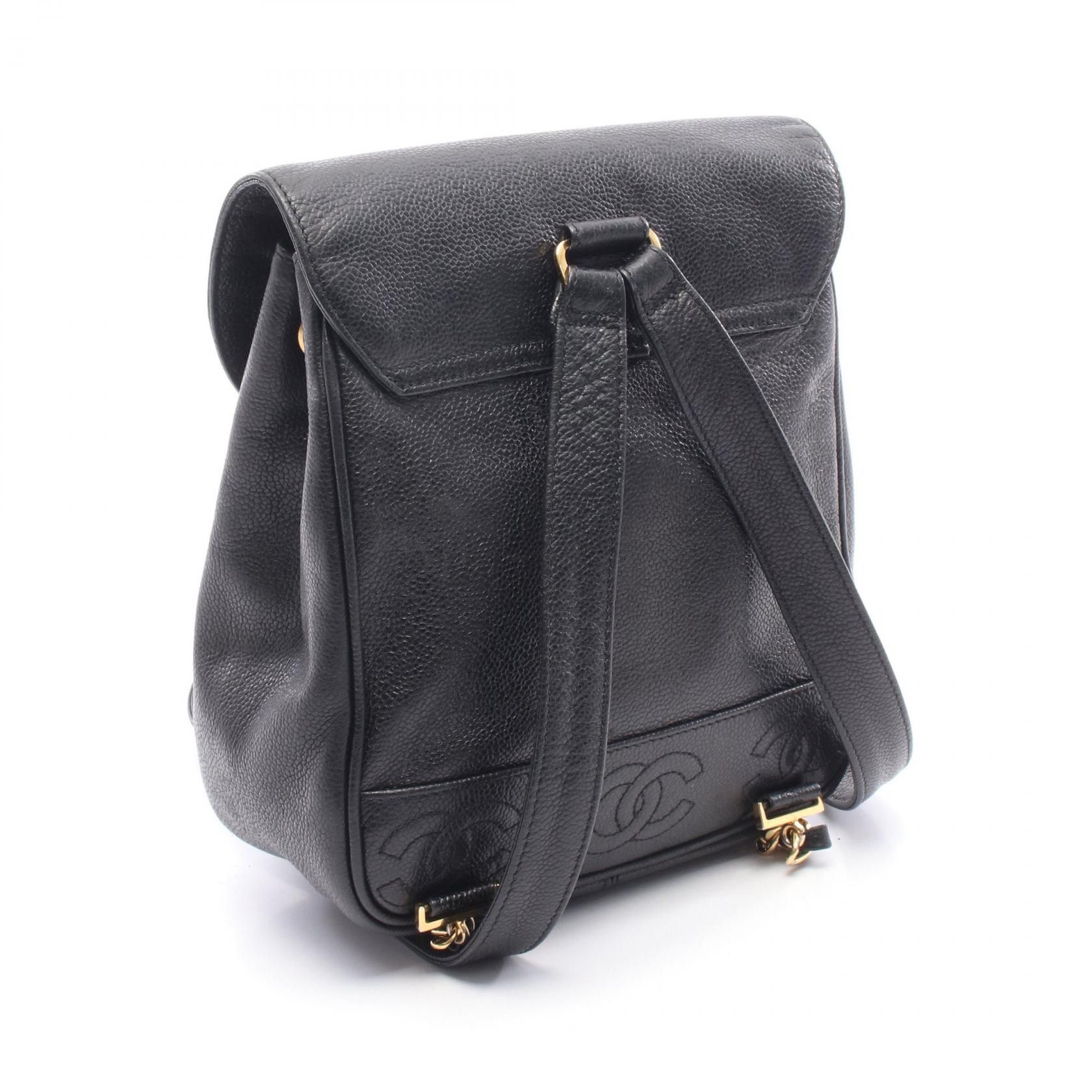 Chanel Chanel Chanel Triple Coco Mark Calf Backpack Leather Backpack DUTY FREE for USA Size ONE SIZE - 2 Thumbnail
