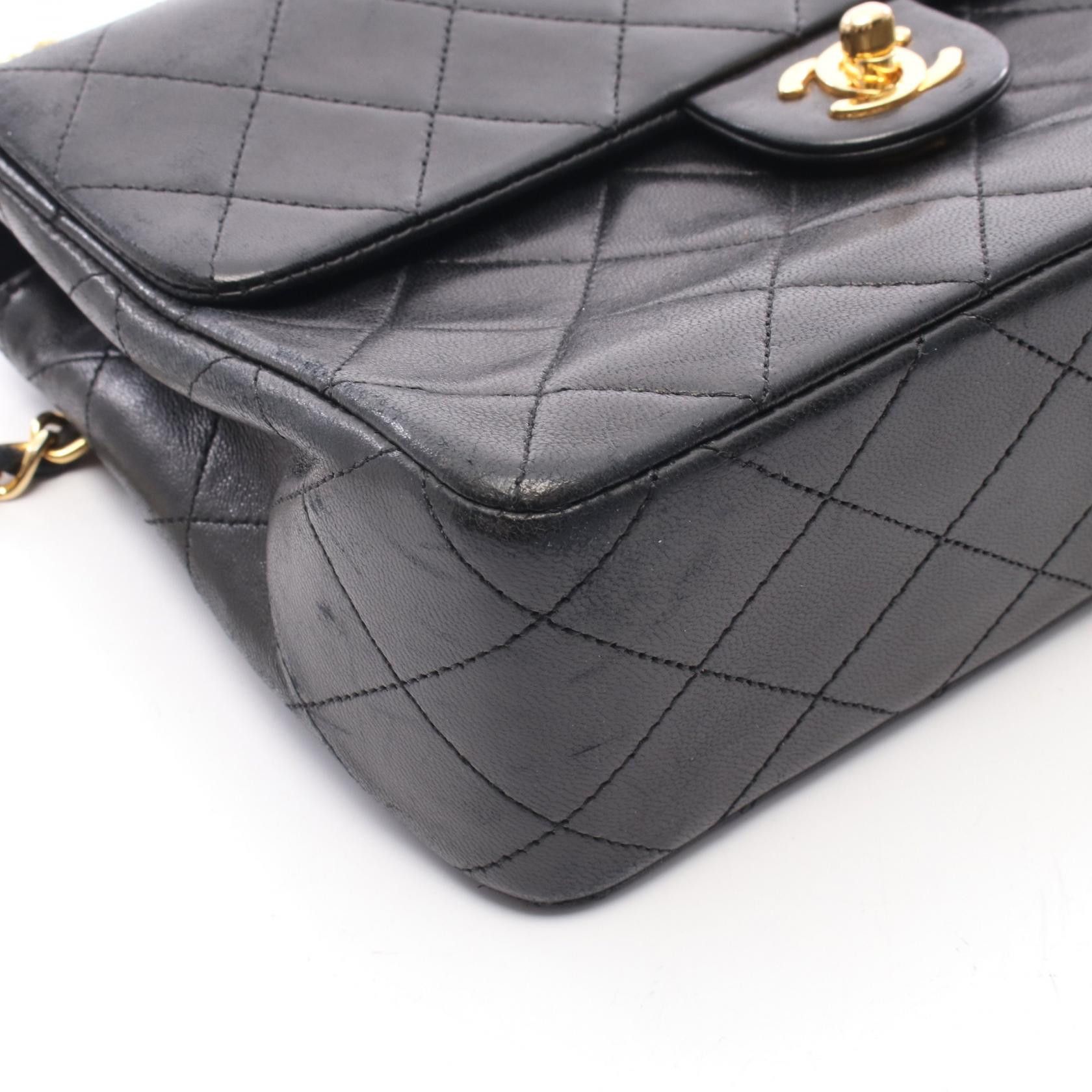 Chanel Chanel Chanel Mini Matelasse 20 Lambskin Shoulder Bag Leather Shoulder Bag DUTY FREE for USA Size ONE SIZE - 8 Thumbnail