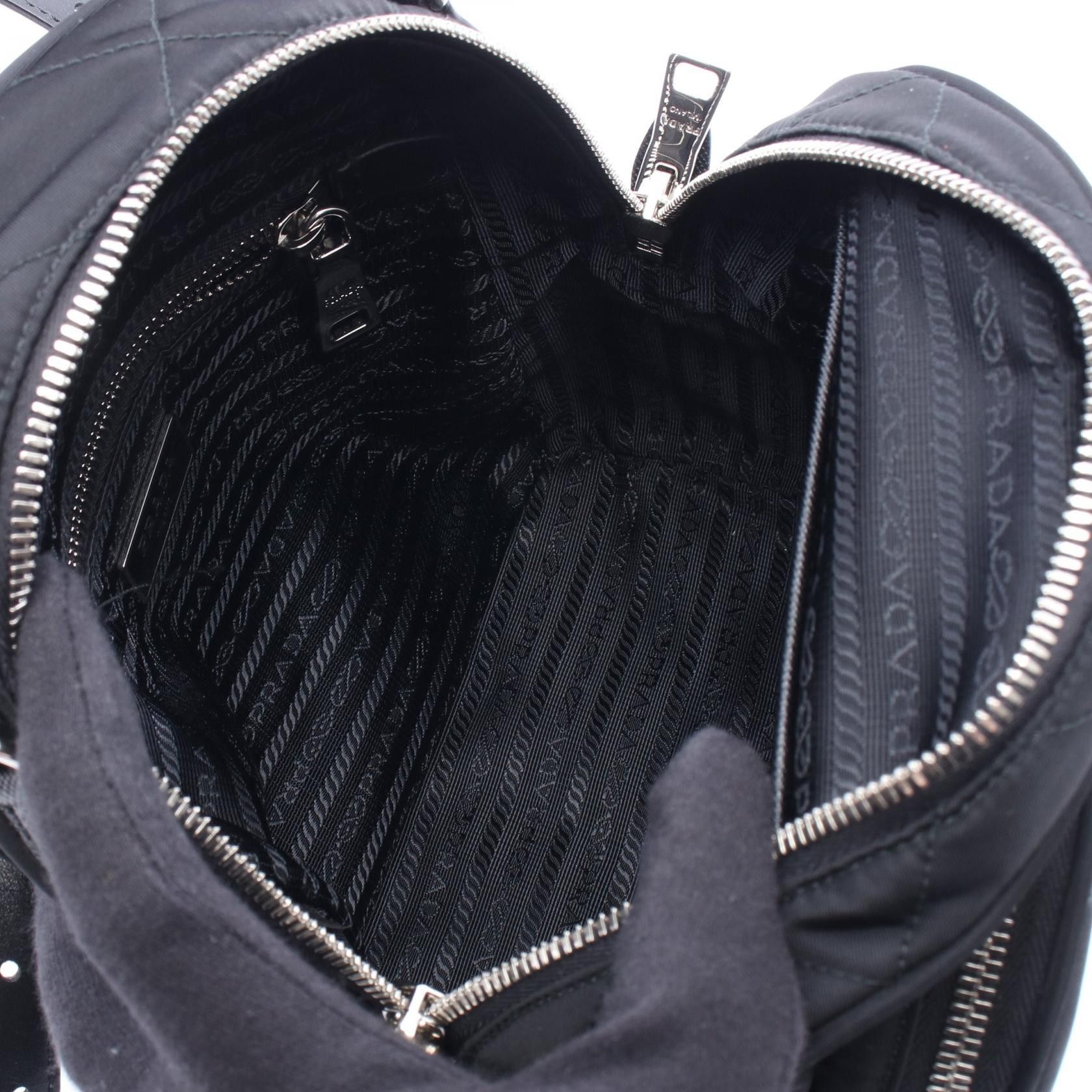 Prada Prada Prada TESSUTO IMPUNTU nylon leather backpack Textile Backpack 1BZ066 DUTY FREE for USA Size ONE SIZE - 3 Thumbnail