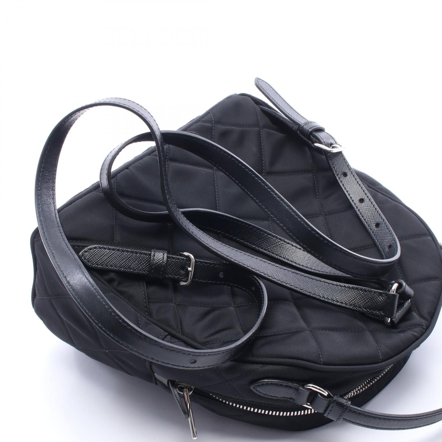 Prada Prada Prada TESSUTO IMPUNTU nylon leather backpack Textile Backpack 1BZ066 DUTY FREE for USA Size ONE SIZE - 5 Thumbnail