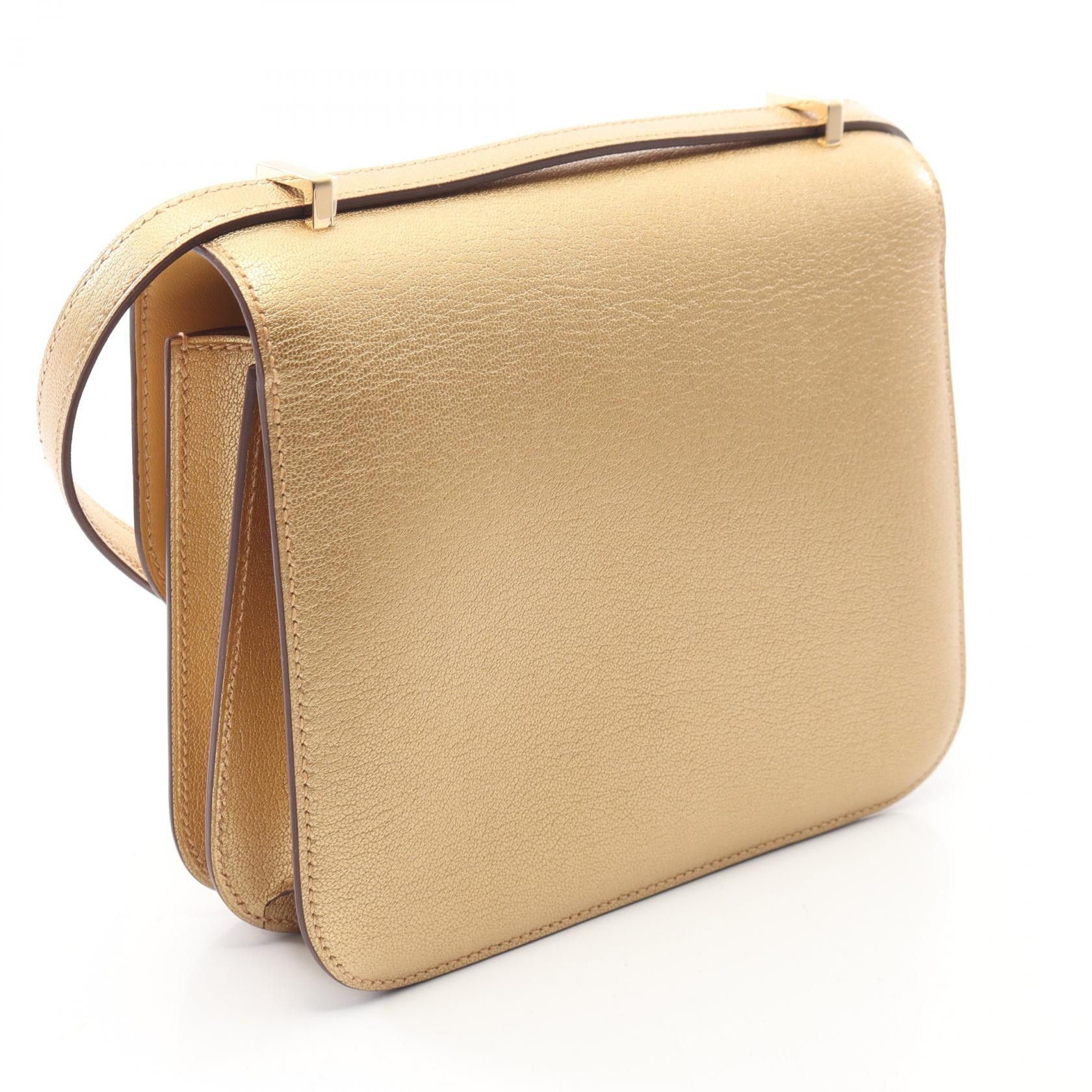 Hermes Hermes Hermes Constance3 Mini Dore Chevre Shoulder Bag Leather Shoulder Bag Stamp B (2023) DUTY FREE for USA Size ONE SIZE - 2 Thumbnail