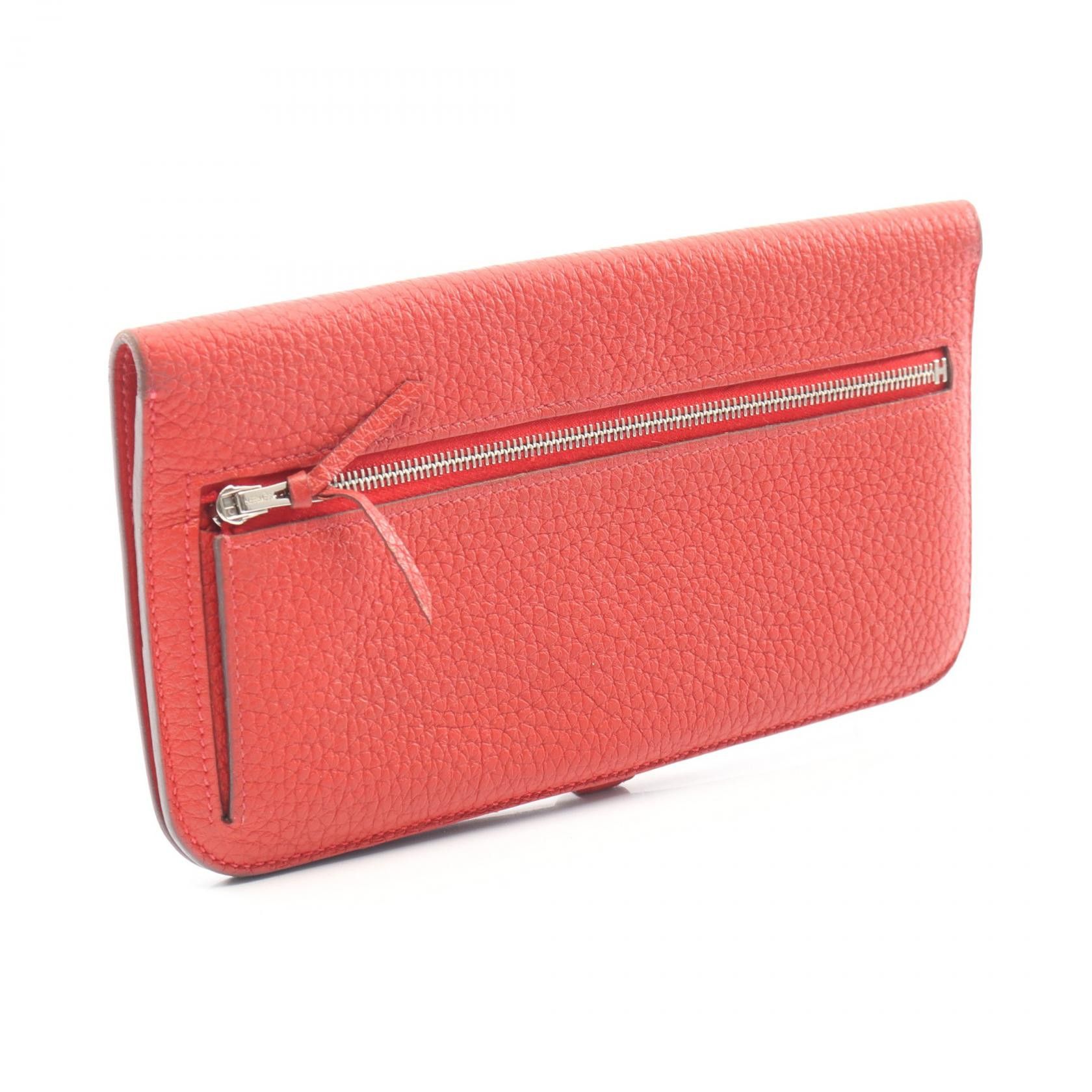 Hermes Hermes Hermes Dogon Long Leather Long Wallet Leather Long Wallet Q DUTY FREE for USA Size ONE SIZE - 2 Thumbnail