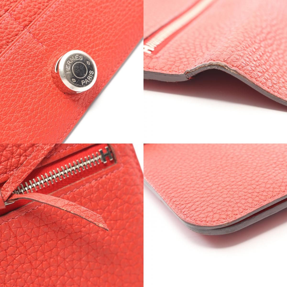 Hermes Hermes Hermes Dogon Long Leather Long Wallet Leather Long Wallet Q DUTY FREE for USA Size ONE SIZE - 10 Thumbnail