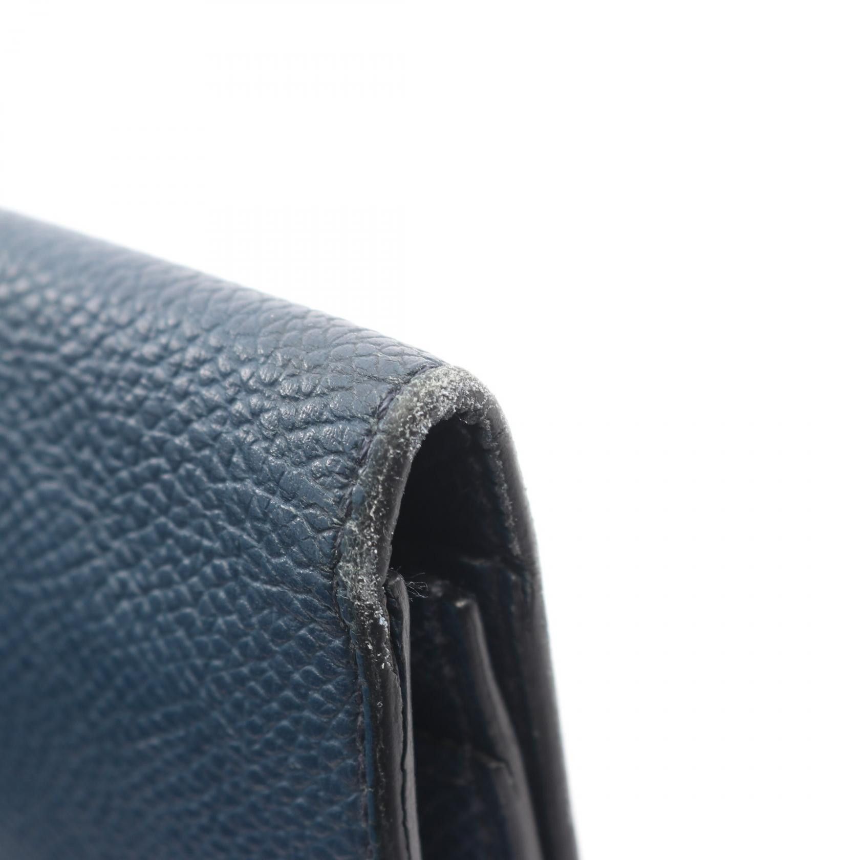 Hermes Hermes Hermes Citizen Twill Long Silk In Calfskin Long Wallet Leather Long Wallet Y DUTY FREE for USA Size ONE SIZE - 9 Thumbnail