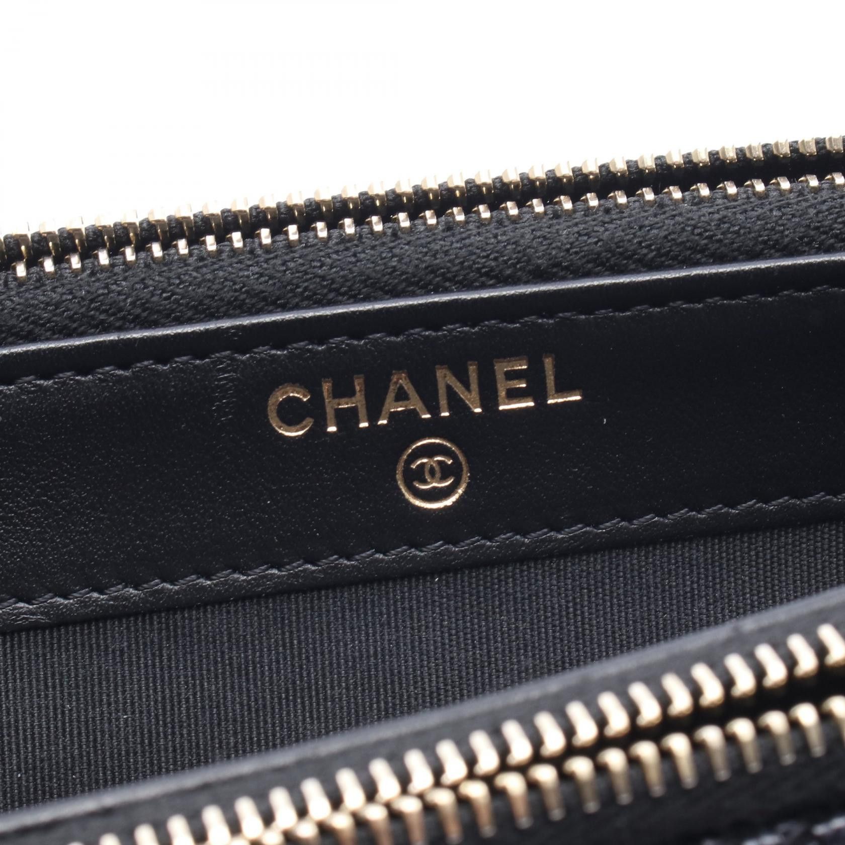 Chanel Chanel CHANEL Deauville Fabric Leather Shoulder Bag Textile Shoulder Bag DUTY FREE for USA Size ONE SIZE - 4 Thumbnail