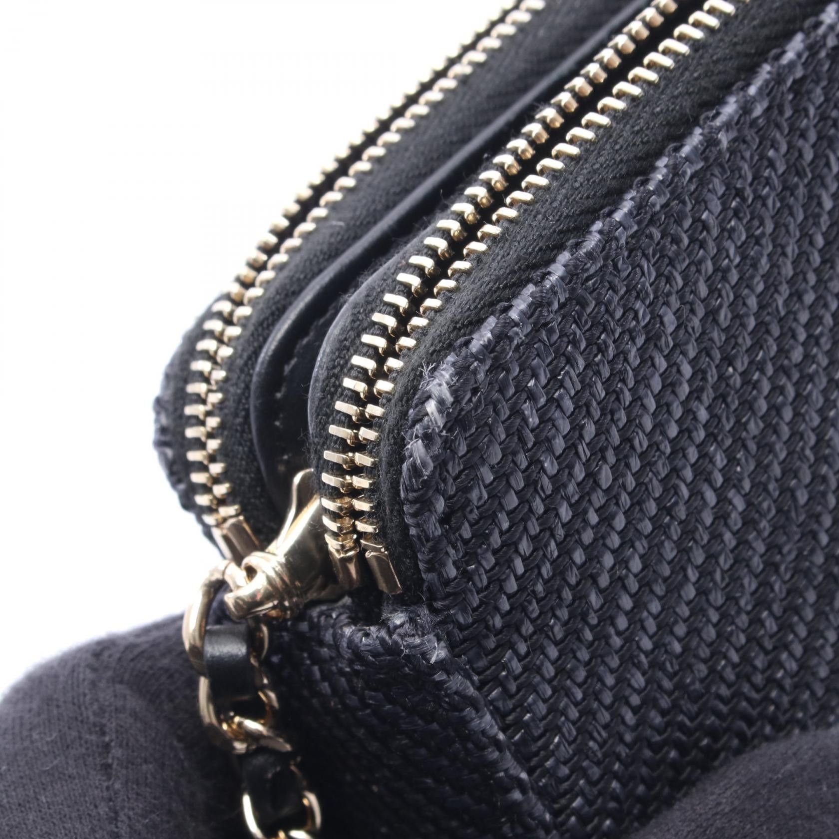 Chanel Chanel CHANEL Deauville Fabric Leather Shoulder Bag Textile Shoulder Bag DUTY FREE for USA Size ONE SIZE - 8 Thumbnail