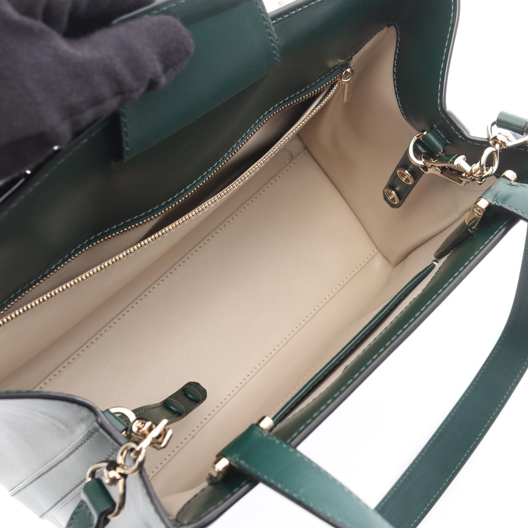 Valextra Valextra Valextra Triennale Leather 2way Handbag Leather Handbag DUTY FREE for USA Size ONE SIZE - 3 Thumbnail