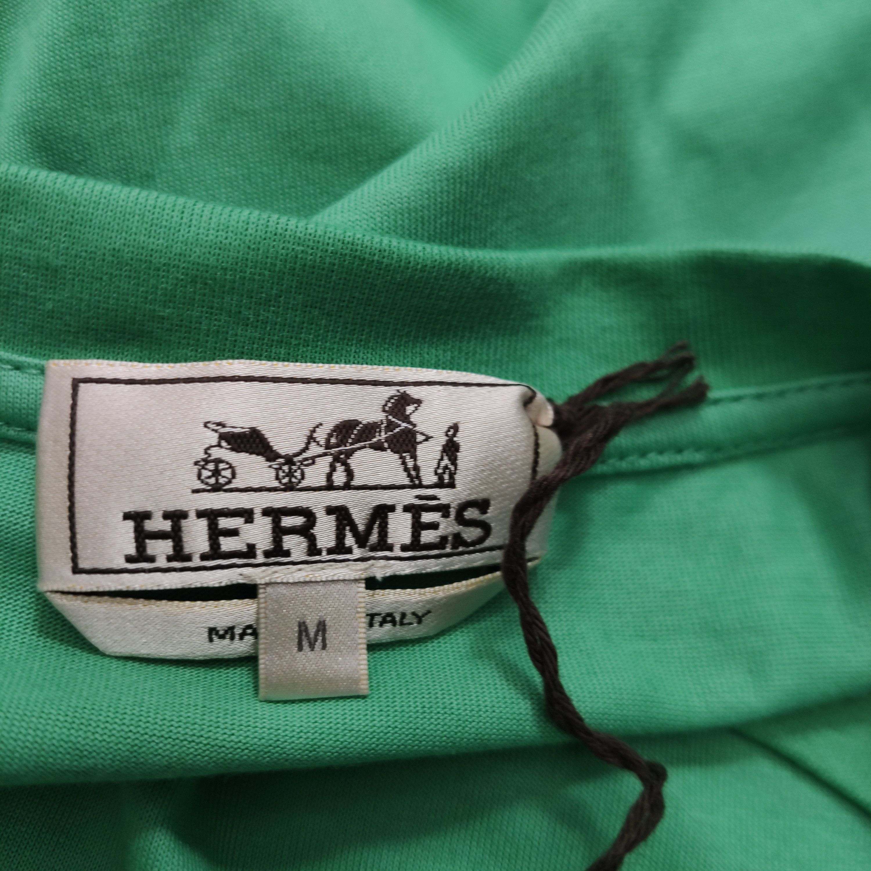 Hermes Hermes Men m Short Sleeve Shirts Size US M / EU 48-50 / 2 - 6 Thumbnail