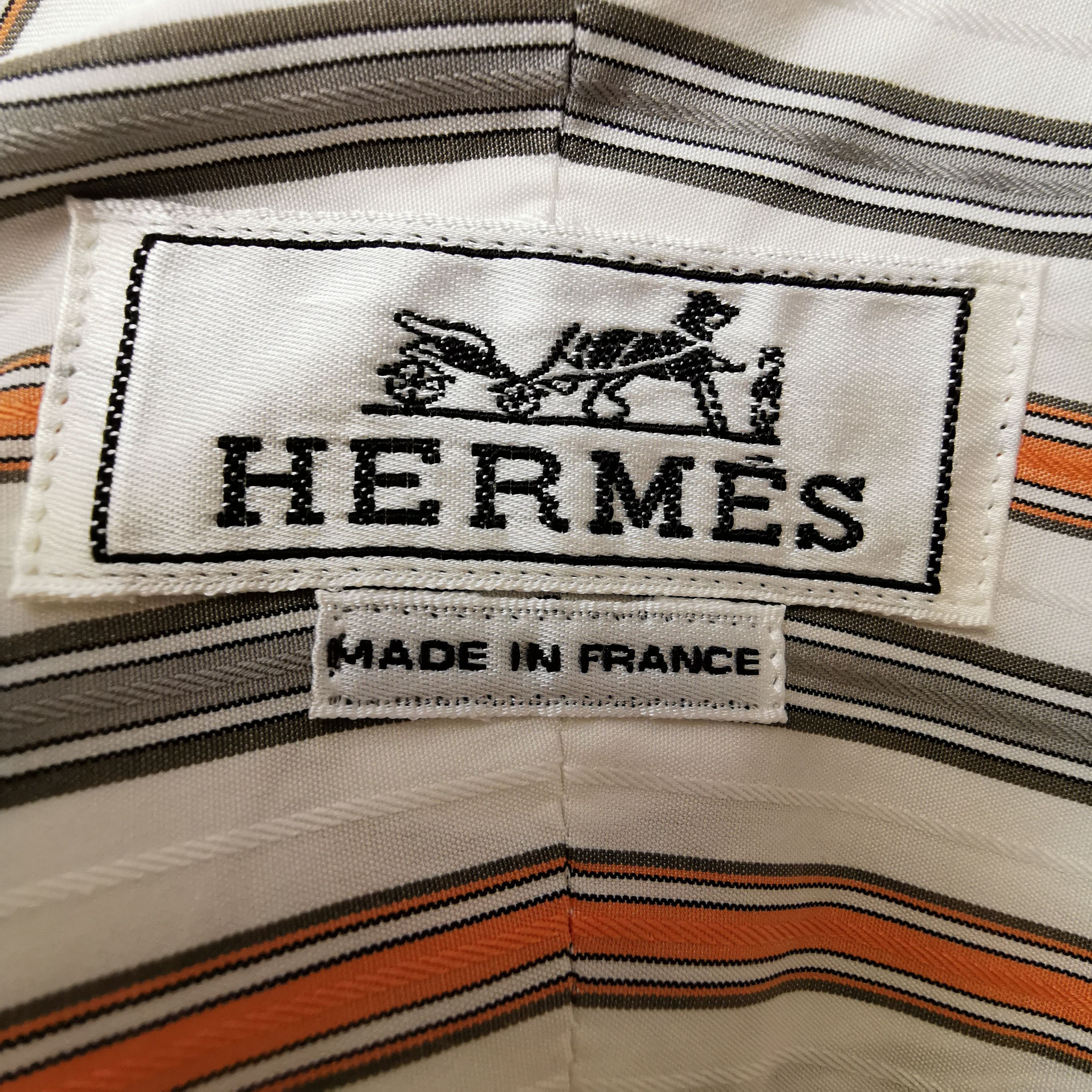 Hermes Hermes Men xl Button Ups Size US XL / EU 56 / 4 - 3 Thumbnail