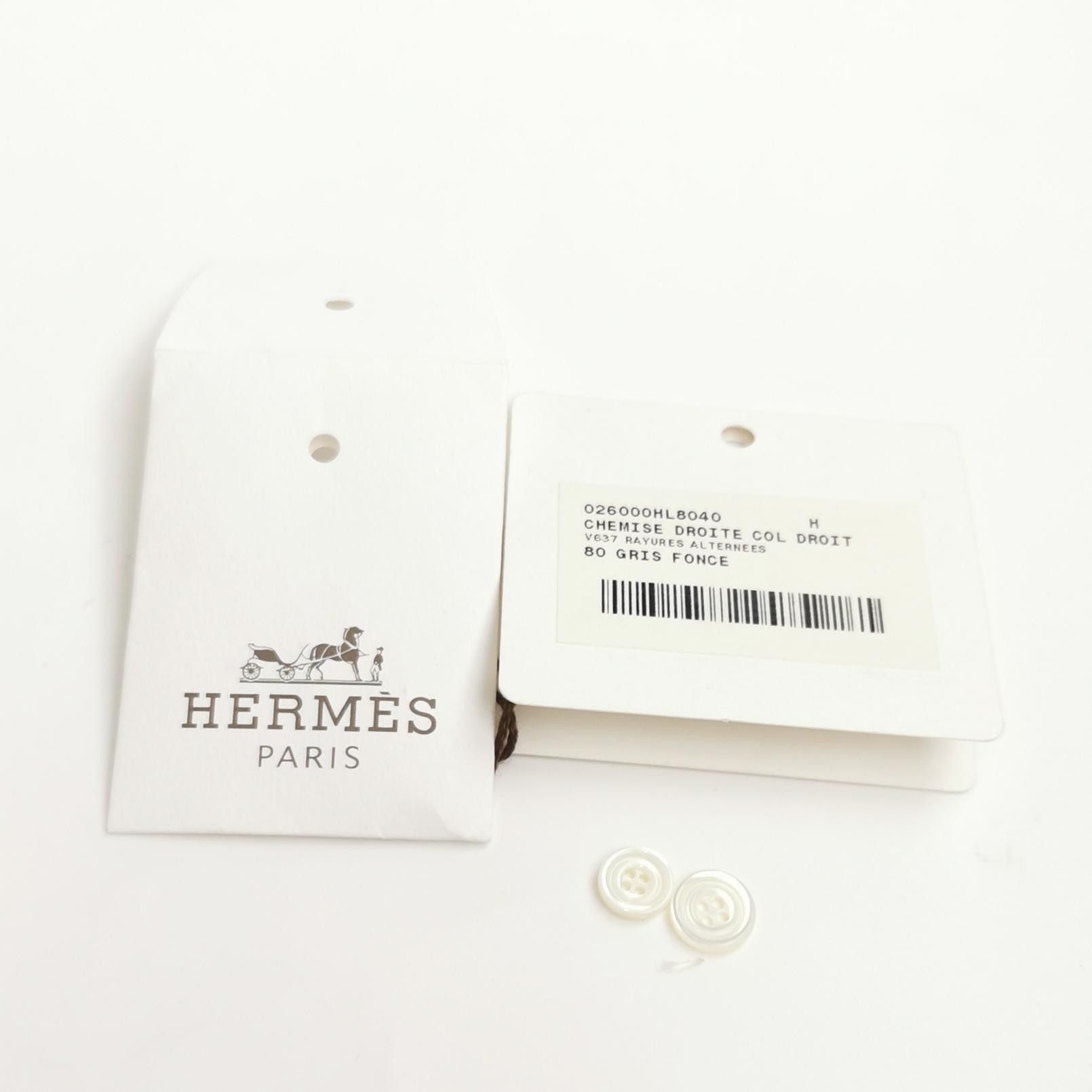 Hermes Hermes Men xl Button Ups Size US XL / EU 56 / 4 - 3 Thumbnail