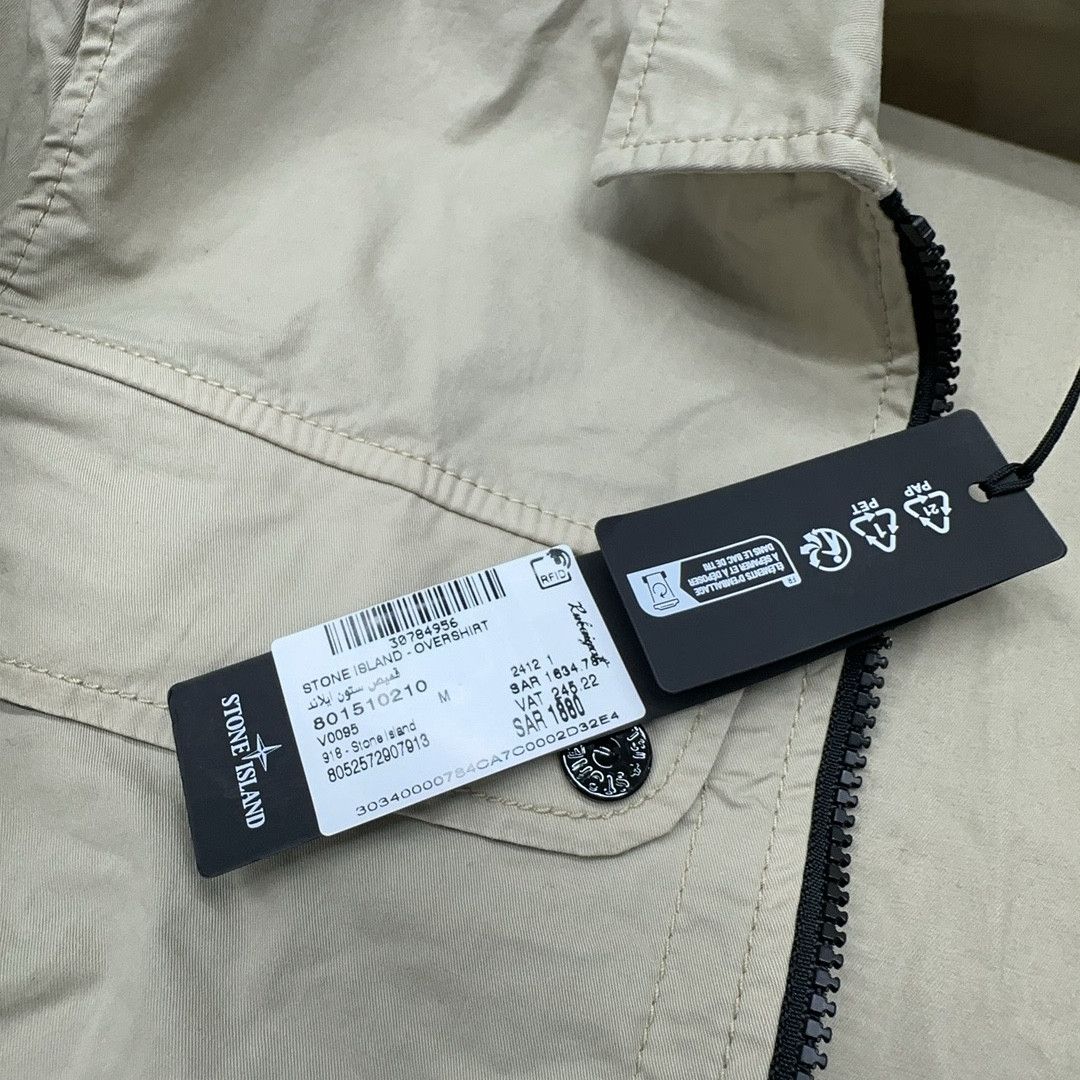 Stone Island Stone Island Supima Cotton Overshirt Size M Size US M / EU 48-50 / 2 - 4 Thumbnail