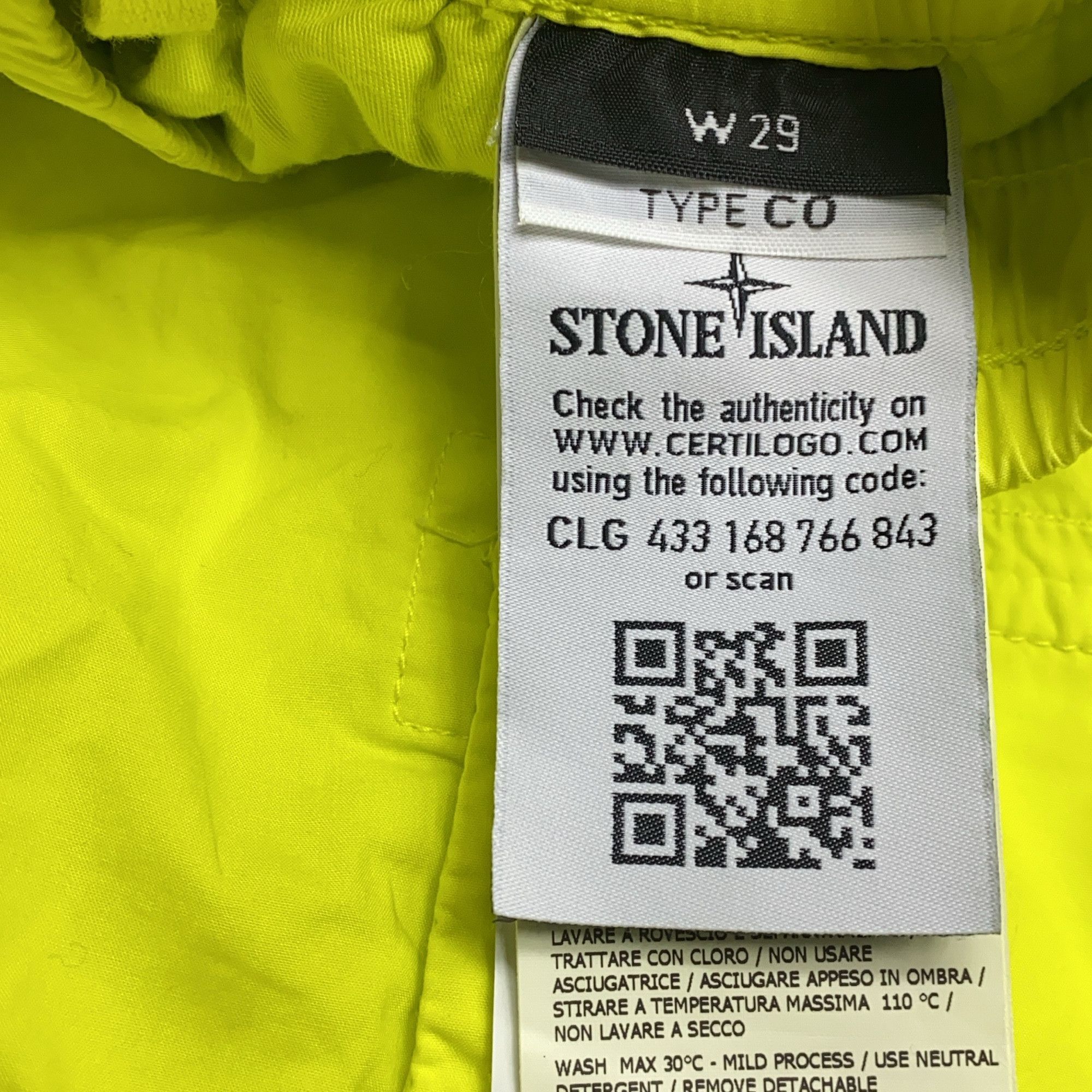 Stone Island Stone Island Nylon Cargo Shorts Size 29 Size US 29 - 4 Thumbnail