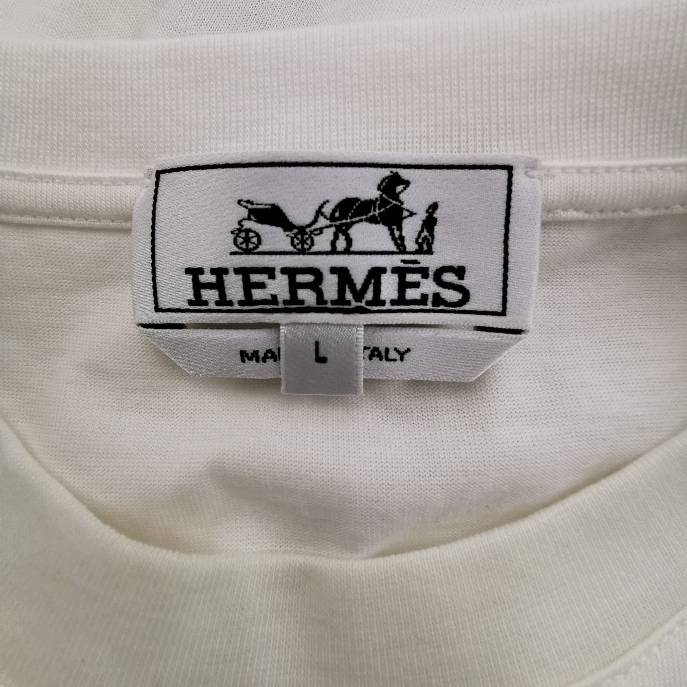 Hermes Hermes Men l Short Sleeve Shirts Size US L / EU 52-54 / 3 - 4 Thumbnail