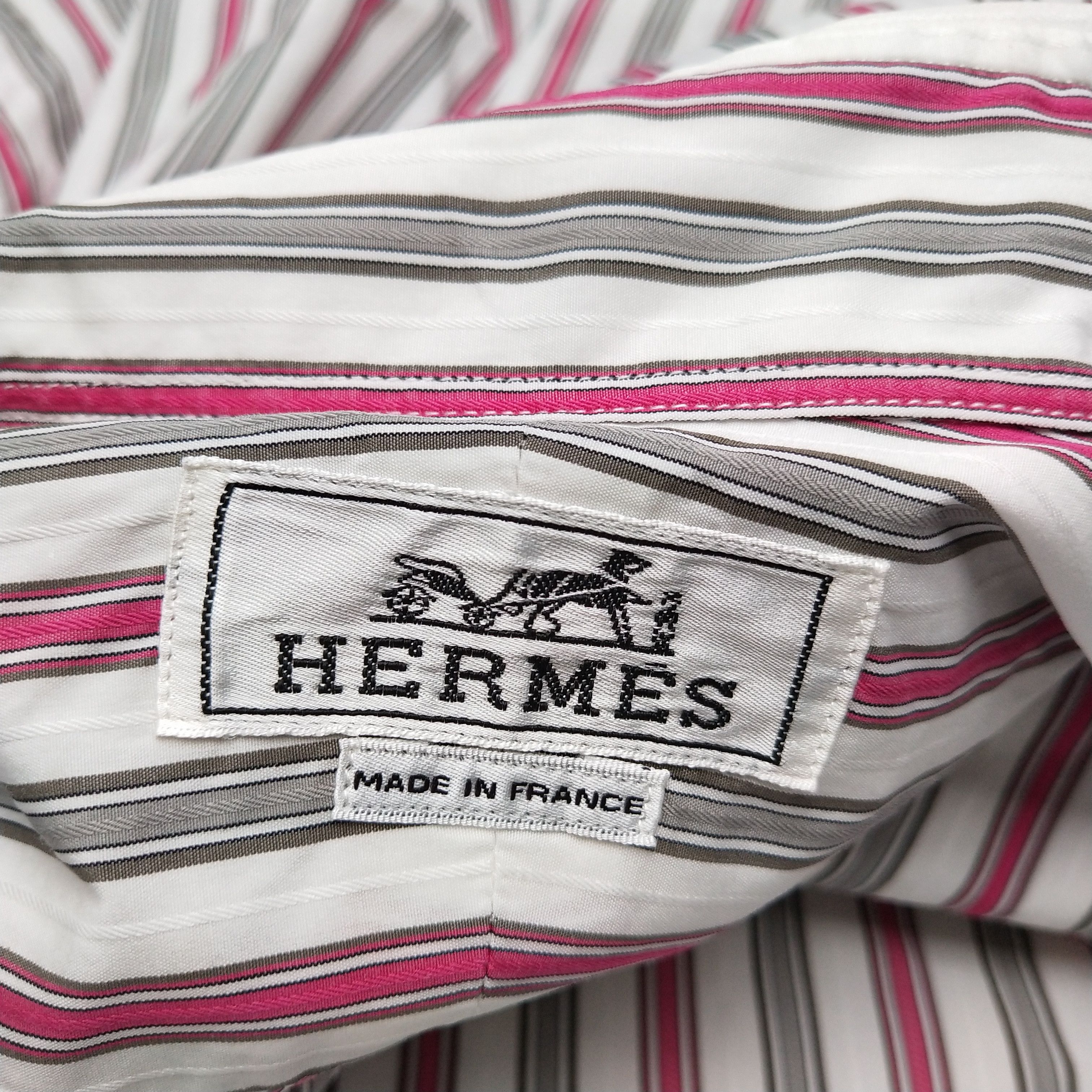 Hermes Hermes Men xl Button Ups Size US XL / EU 56 / 4 - 5 Thumbnail